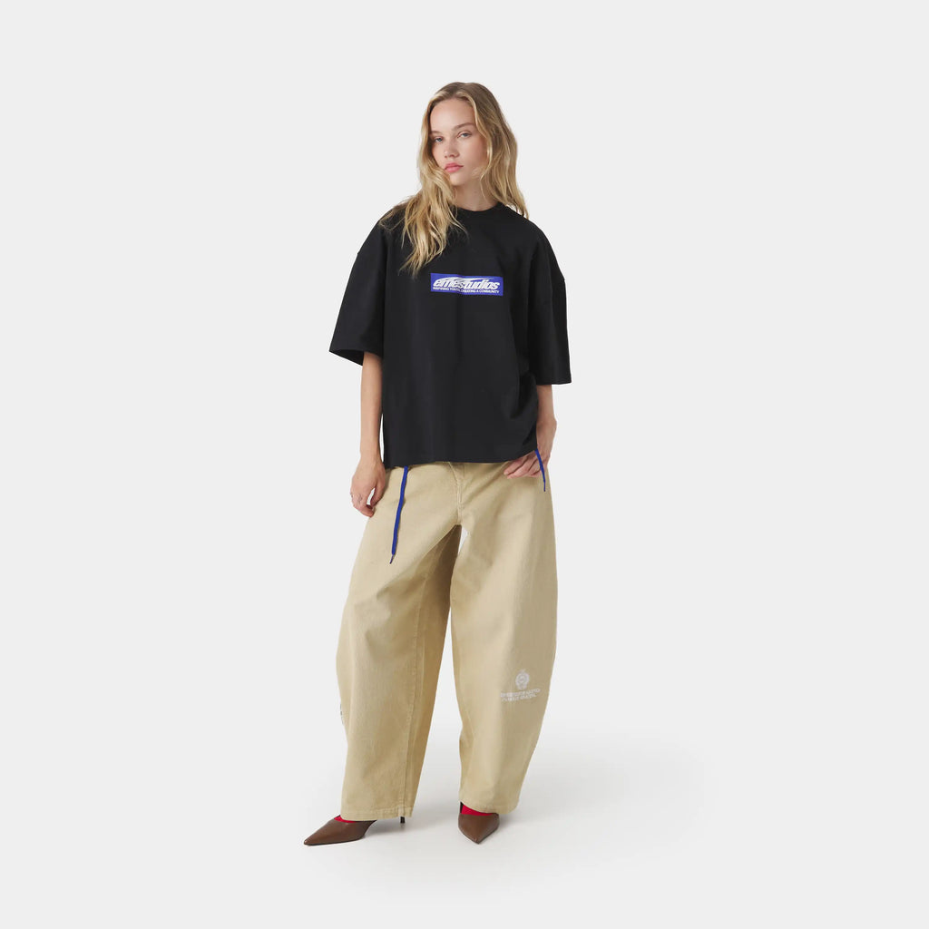 Stick Black Oversized Tee