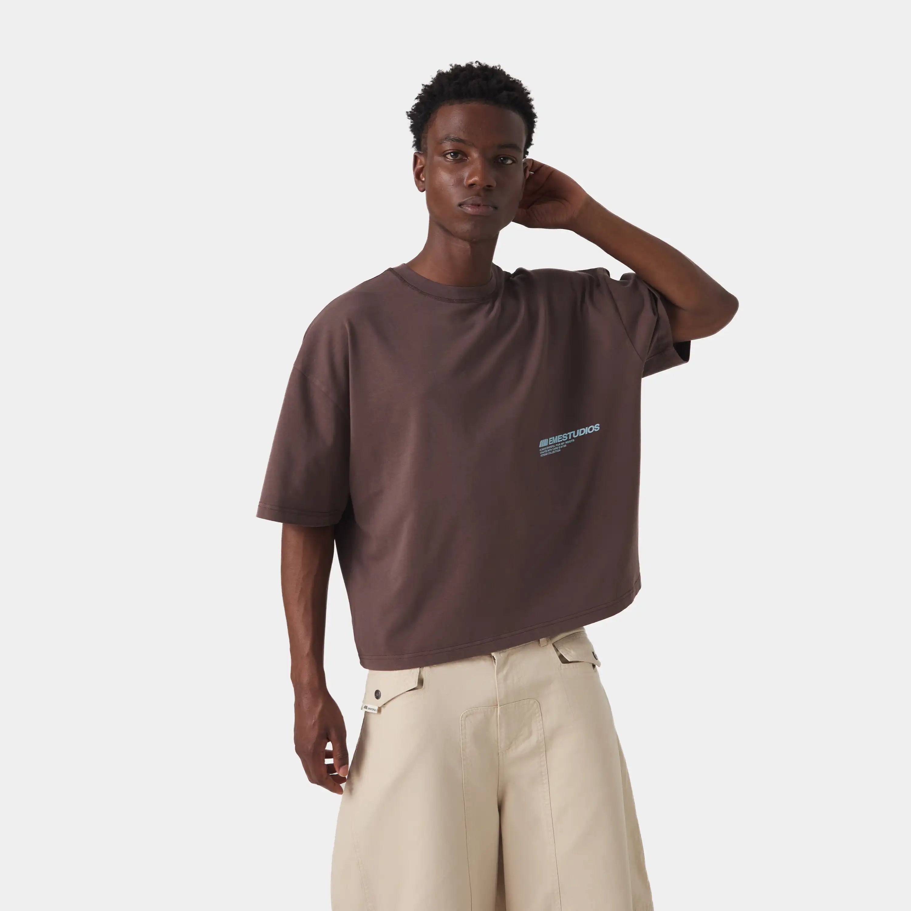 Roots Choco Oversized Tee