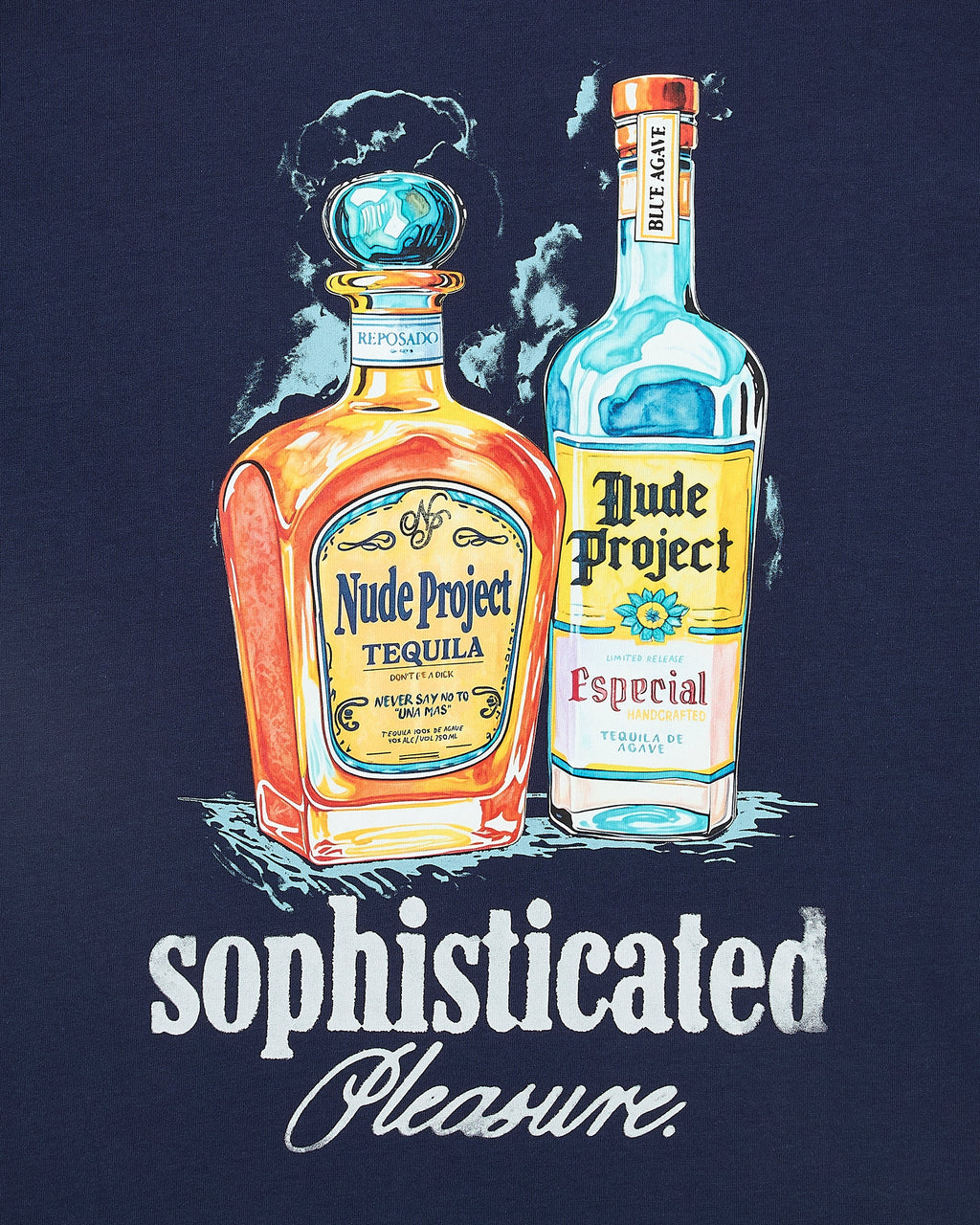 Camiseta Pleasures Azul Marino