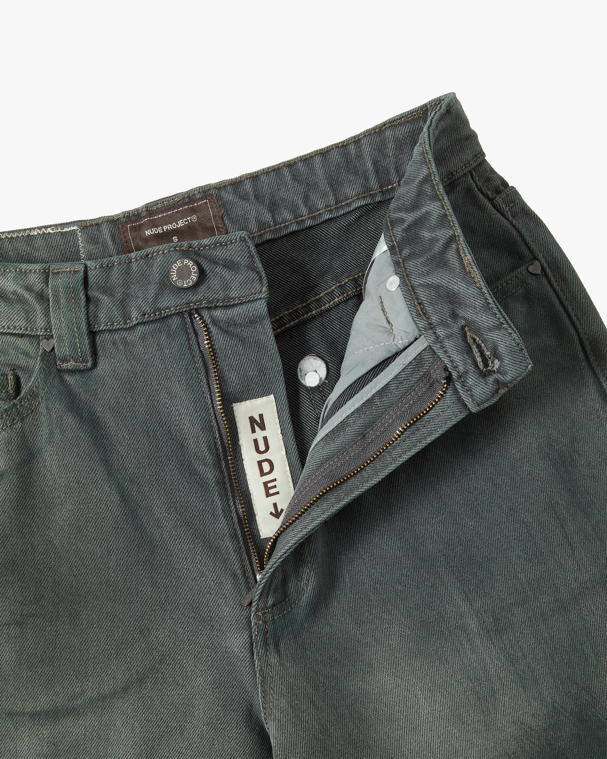 Pantalón Vaquero Verde Washed