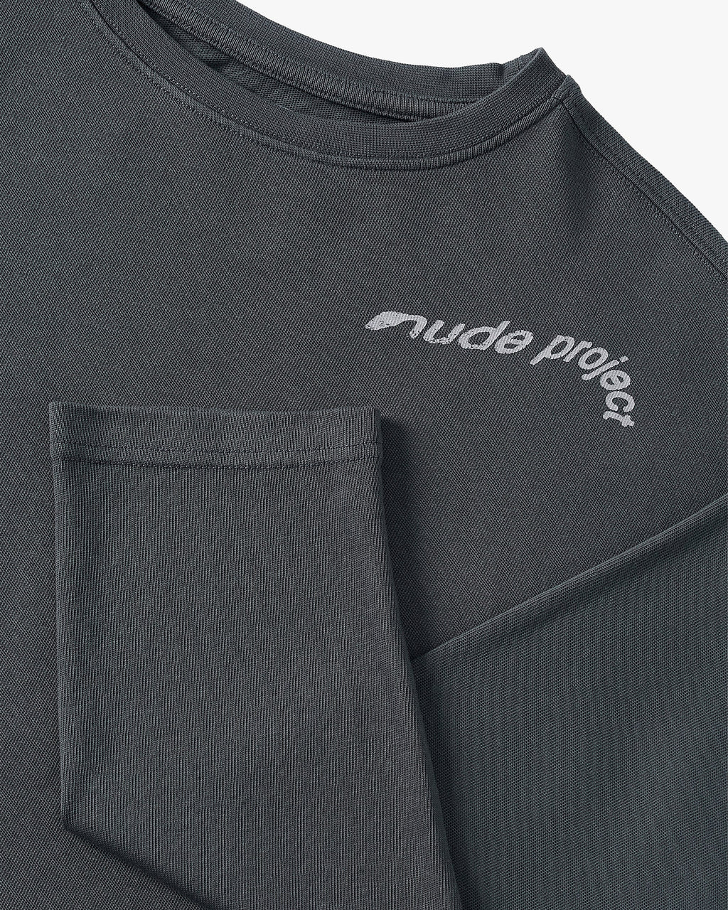 Camiseta Manga Larga Gallery Gris Oscuro