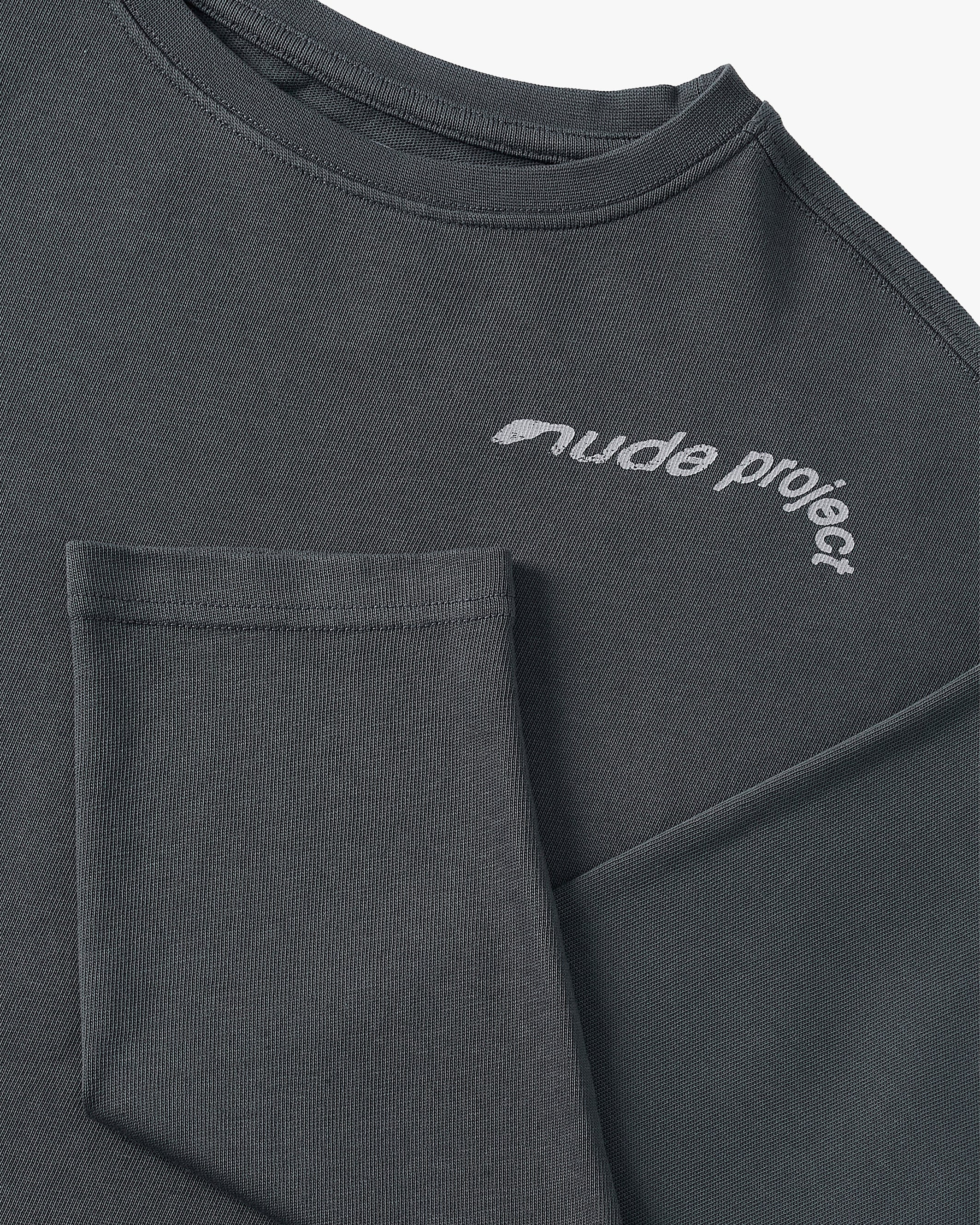 Camiseta Manga Larga Gallery Gris Oscuro