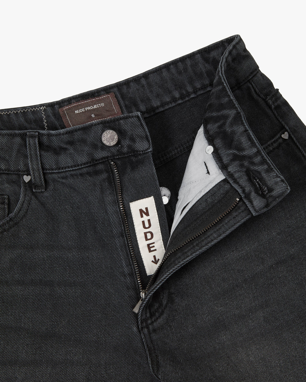 Pantalón Corto Basic Denim Negro