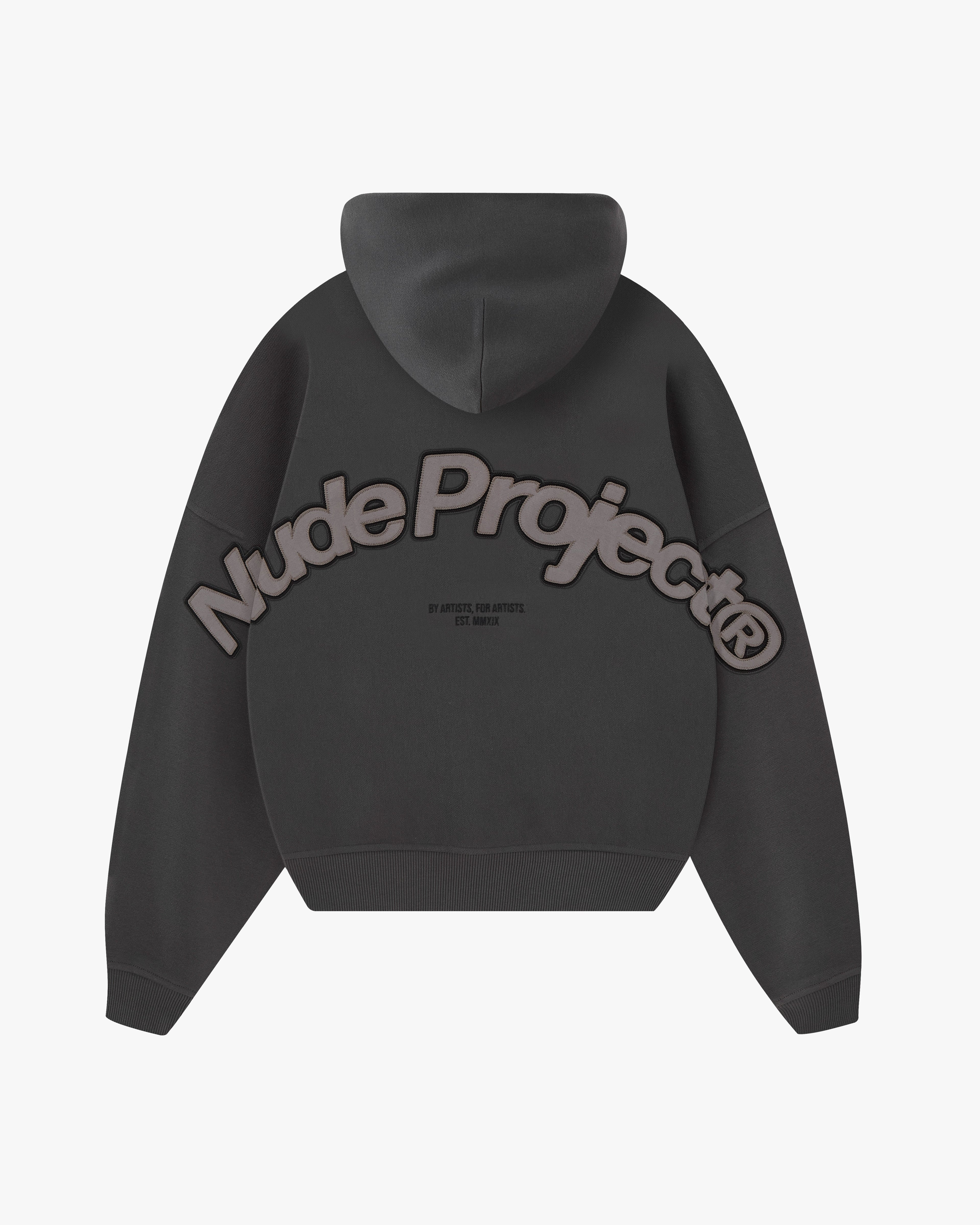 Sudadera Con Cremallera Beast Gris Oscuro