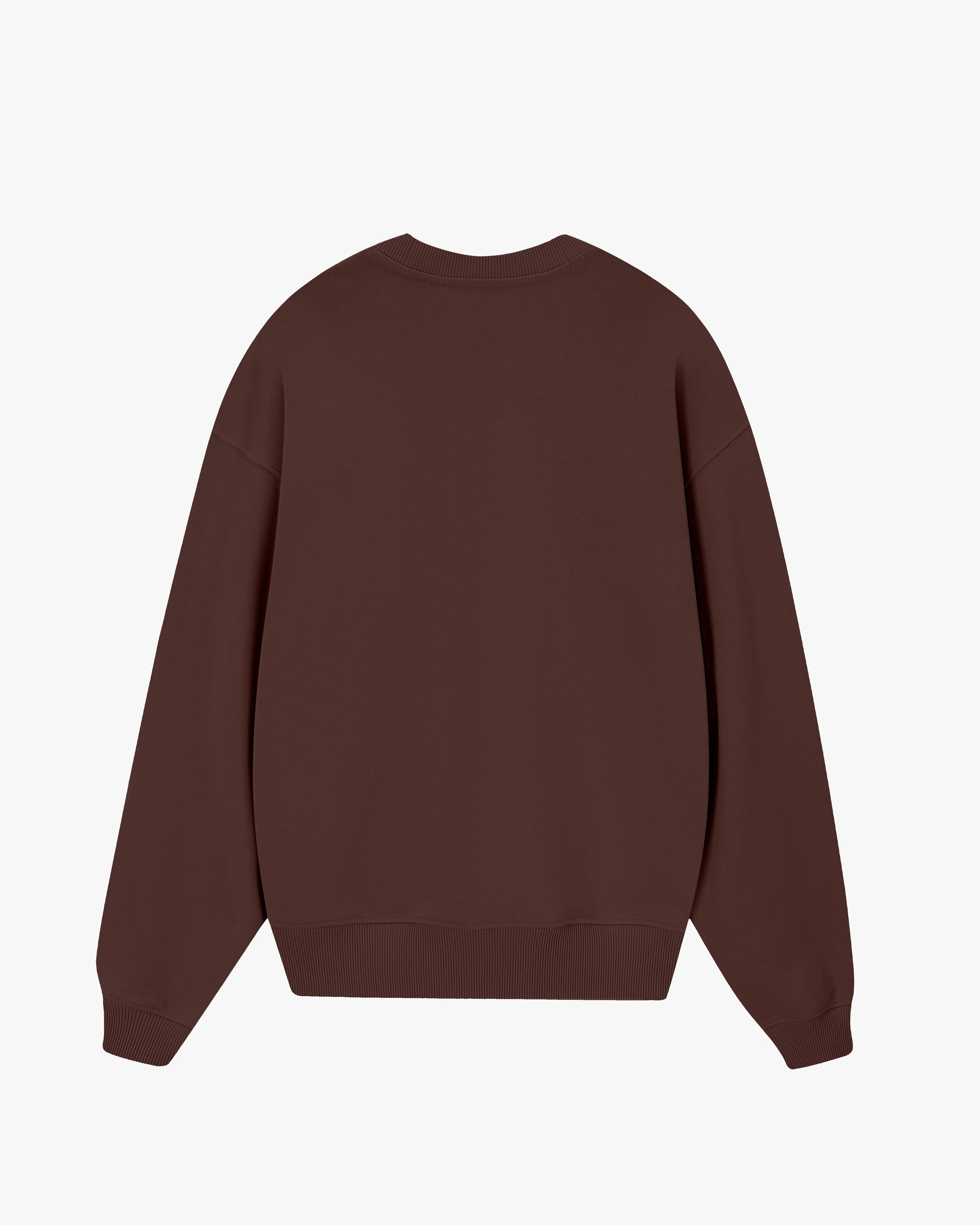 Sudadera Sin Capucha Brun Chocolate