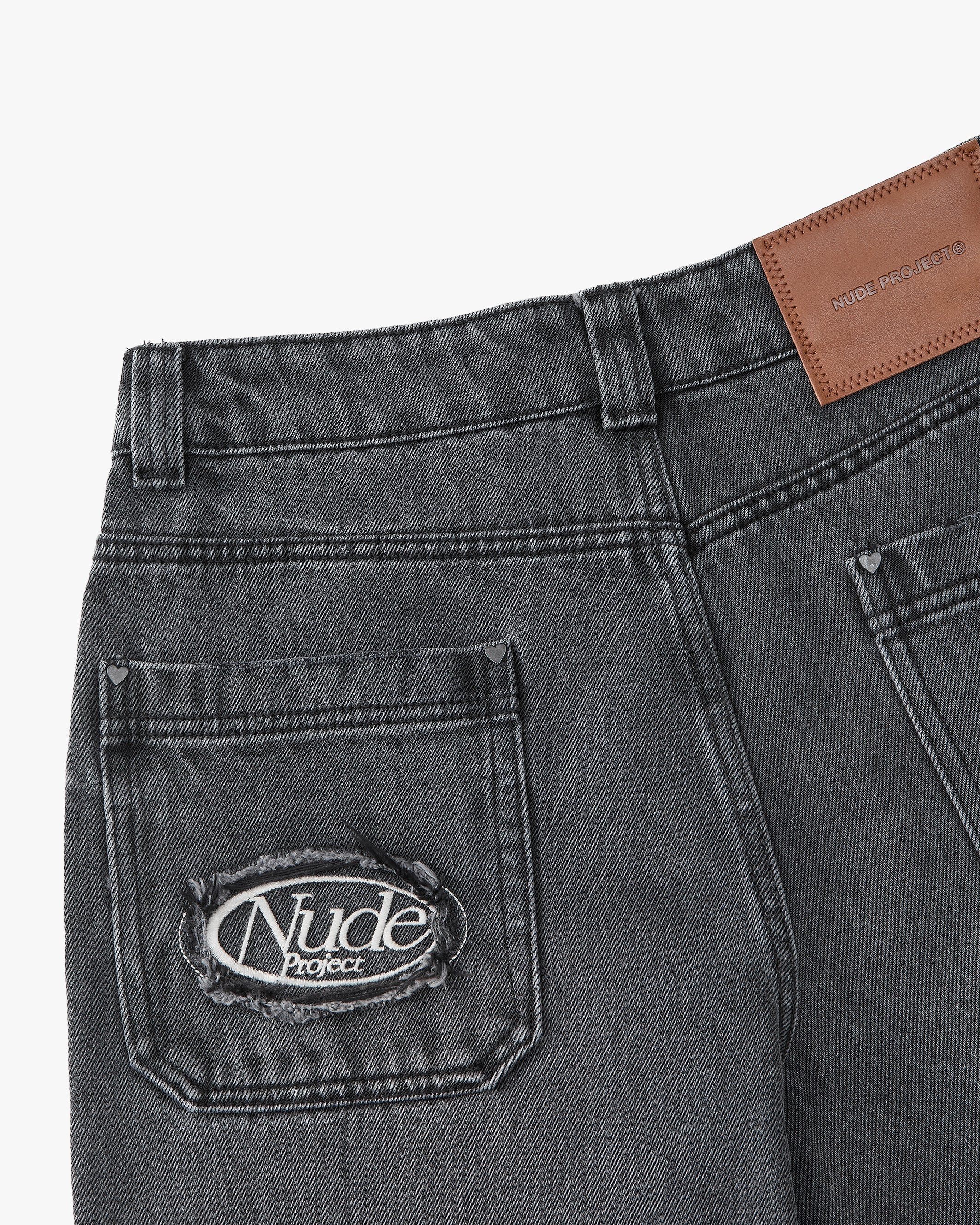 Pantalón Vaquero Básico Negro Wash