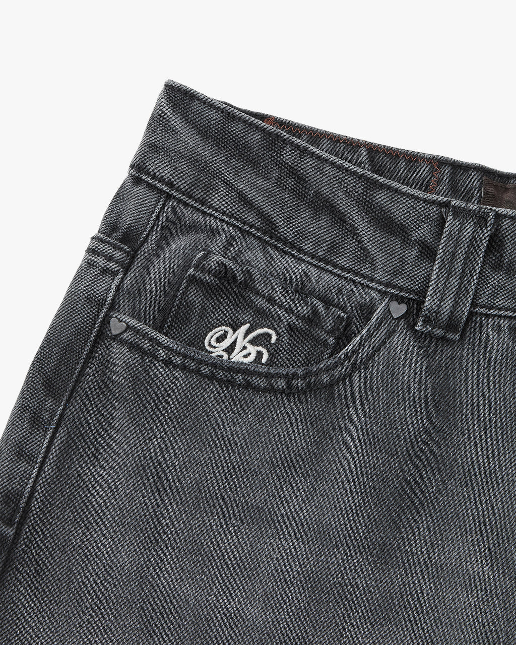 Pantalón Vaquero Básico Negro Wash