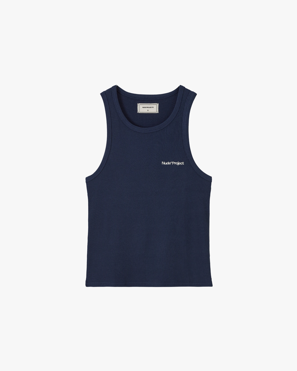 Camiseta Tirantes Básica - Azul Marino/Amarilla
