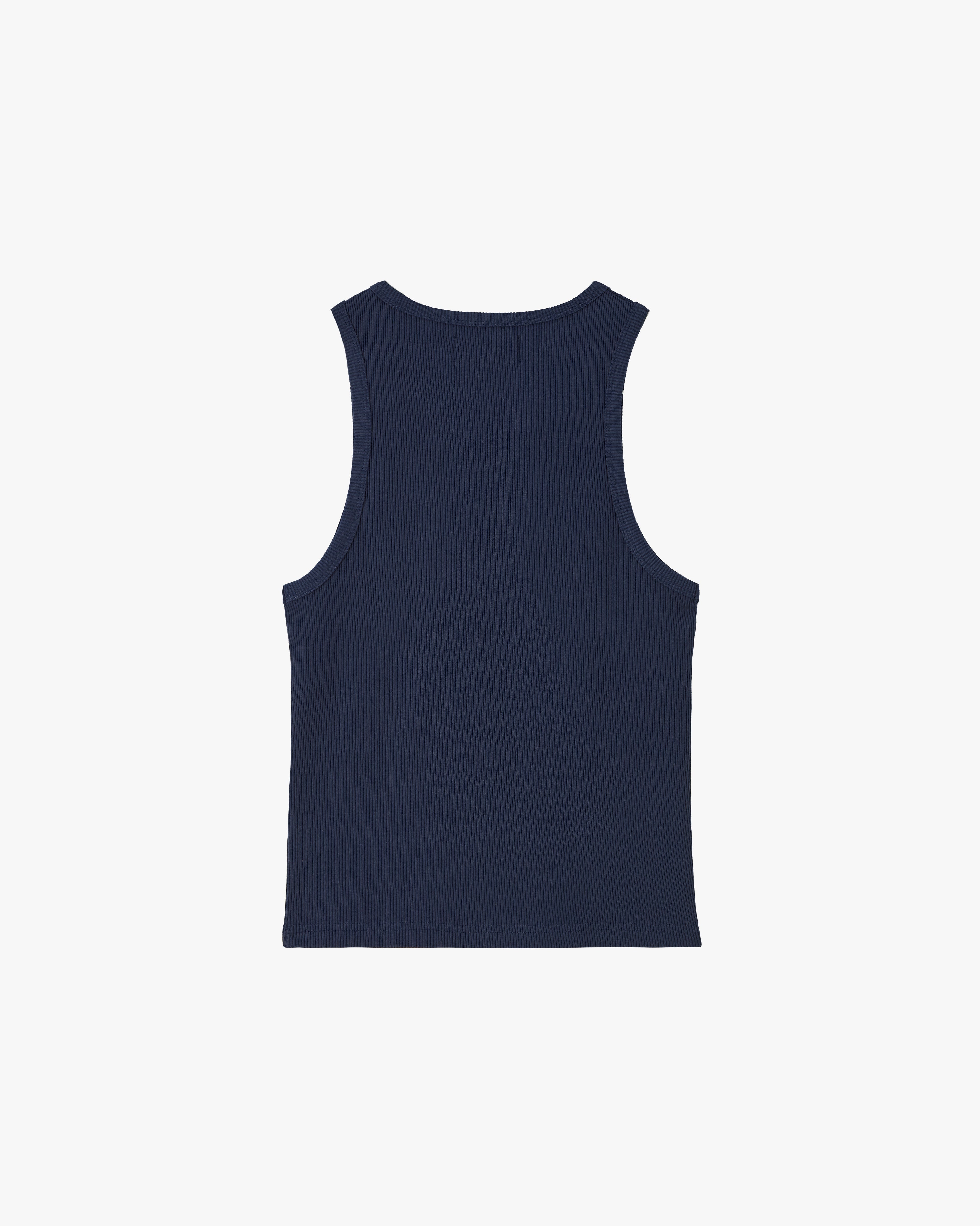Camiseta Tirantes Básica - Azul Marino/Amarilla