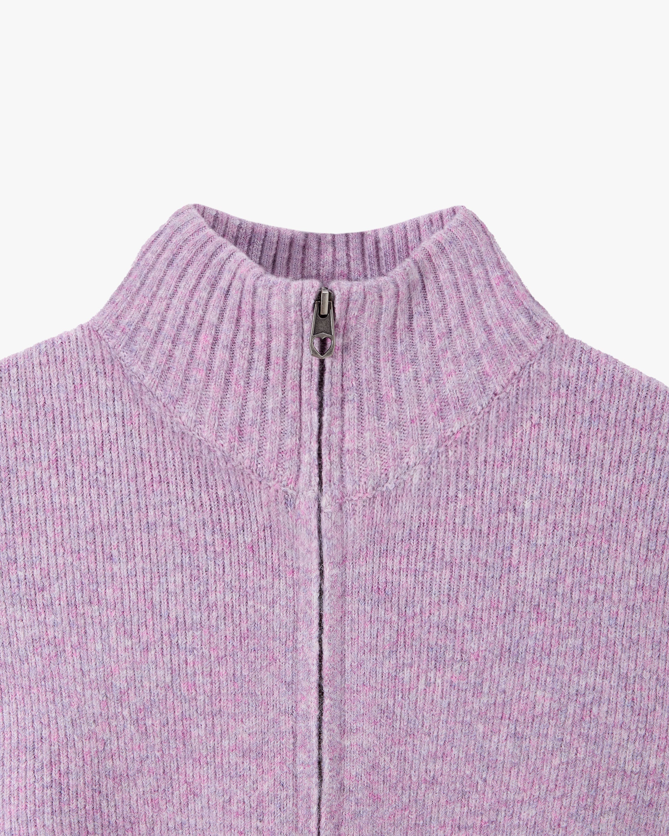 Cárdigan Con Cremallera Sweet Beige