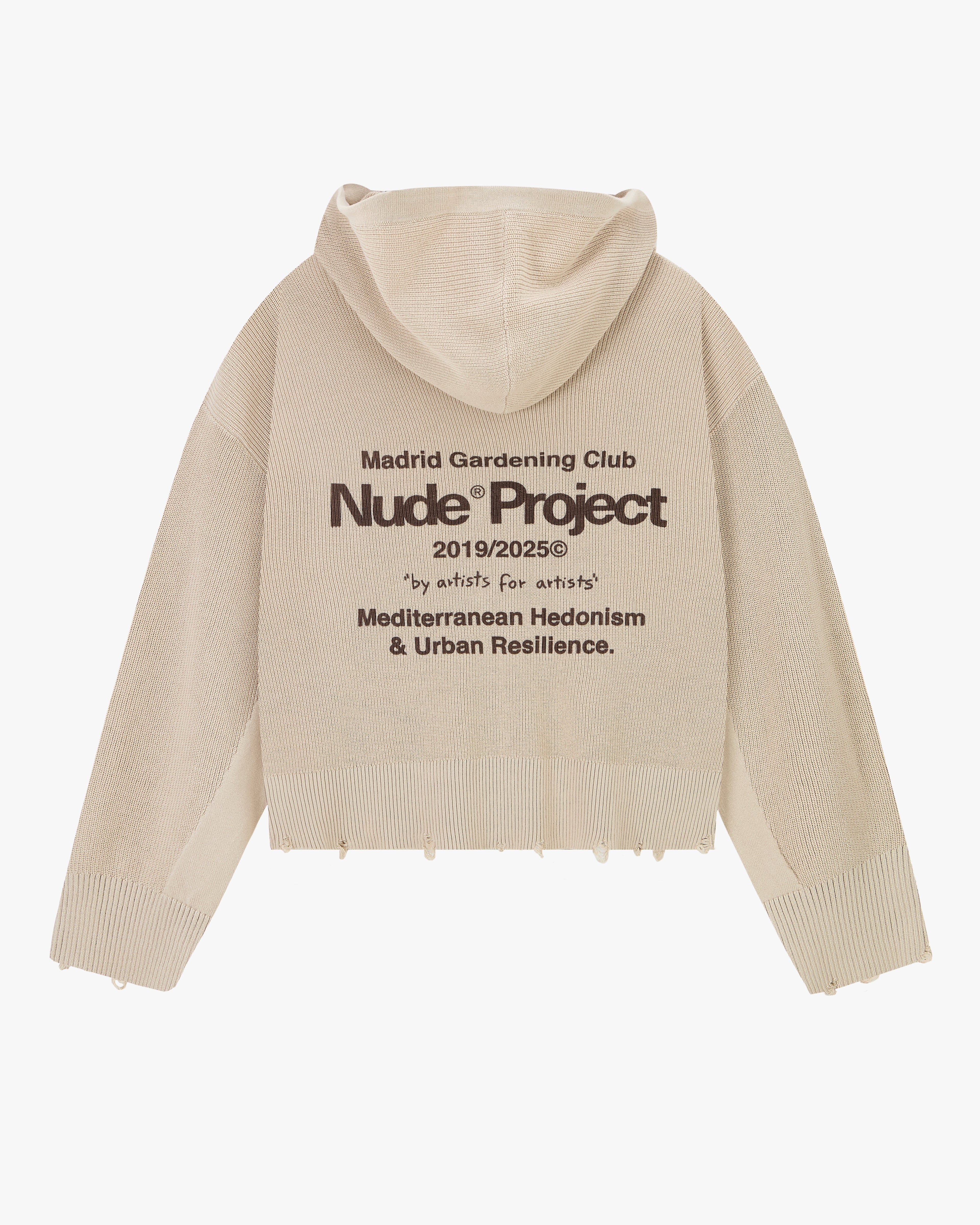 Jersey Besito Con Cremallera Beige