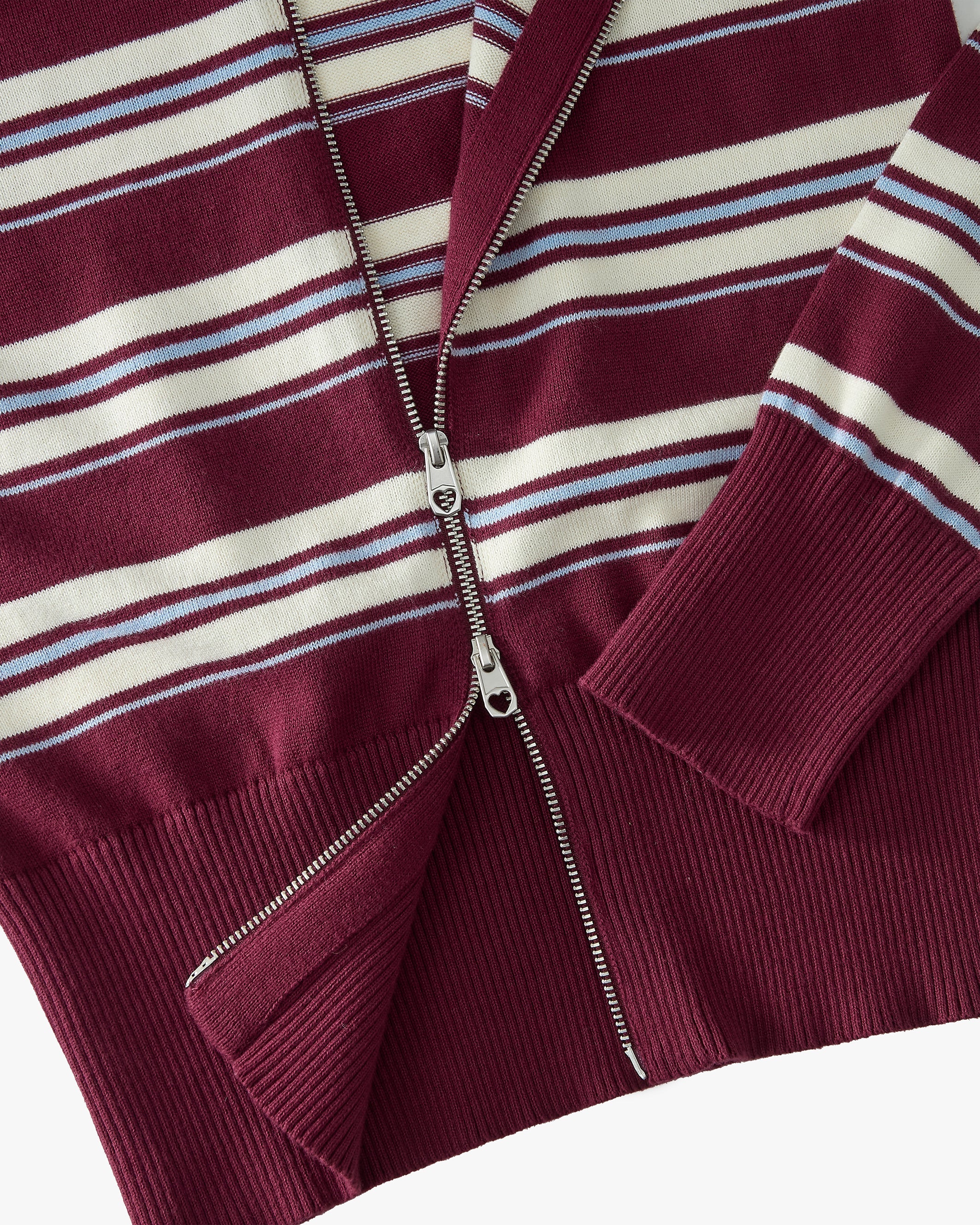 Cárdigan Con Cremallera Bulldog Cárdigan