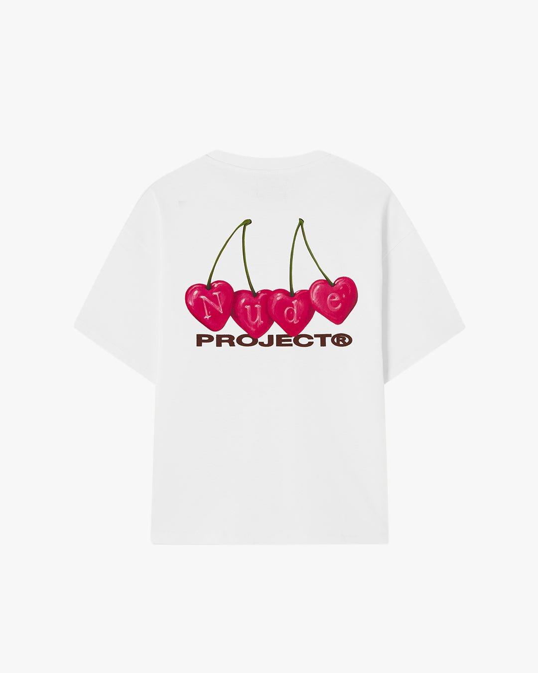 Camiseta Cherry Blanca