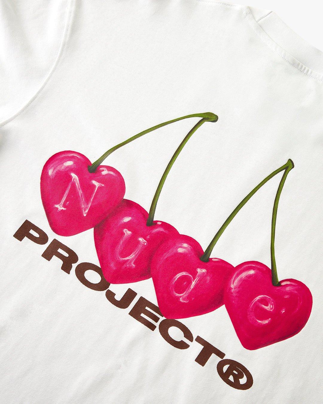 Camiseta Cherry Blanca