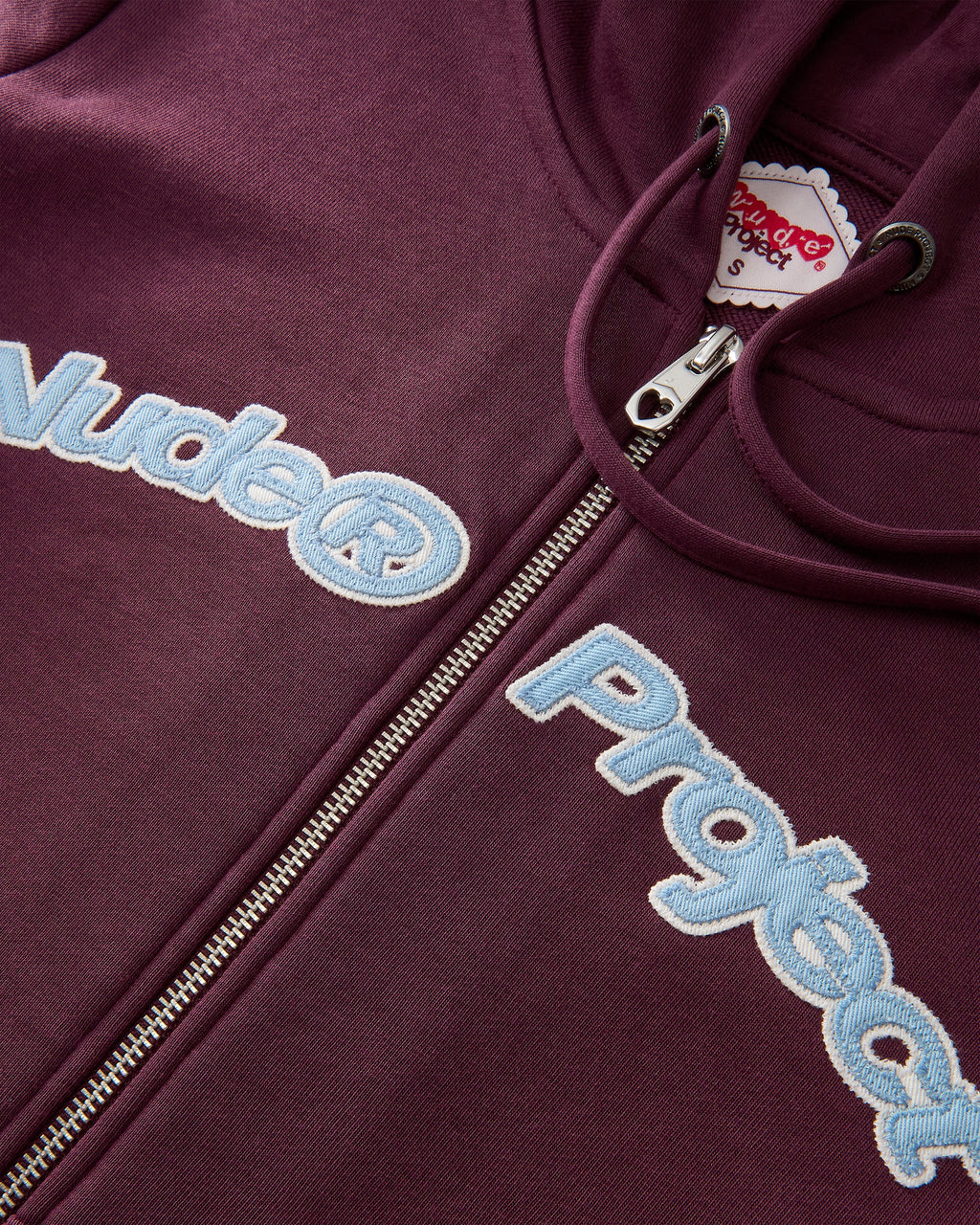 Sudadera Con Cremallera Margarita Burdeos