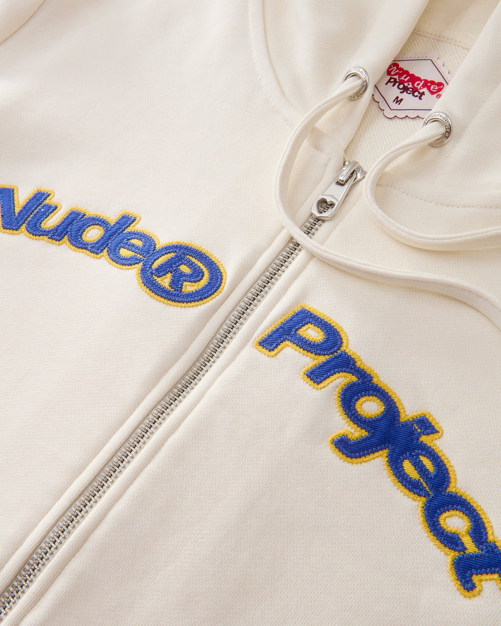 Sudadera Con Cremallera Margarita Marfil