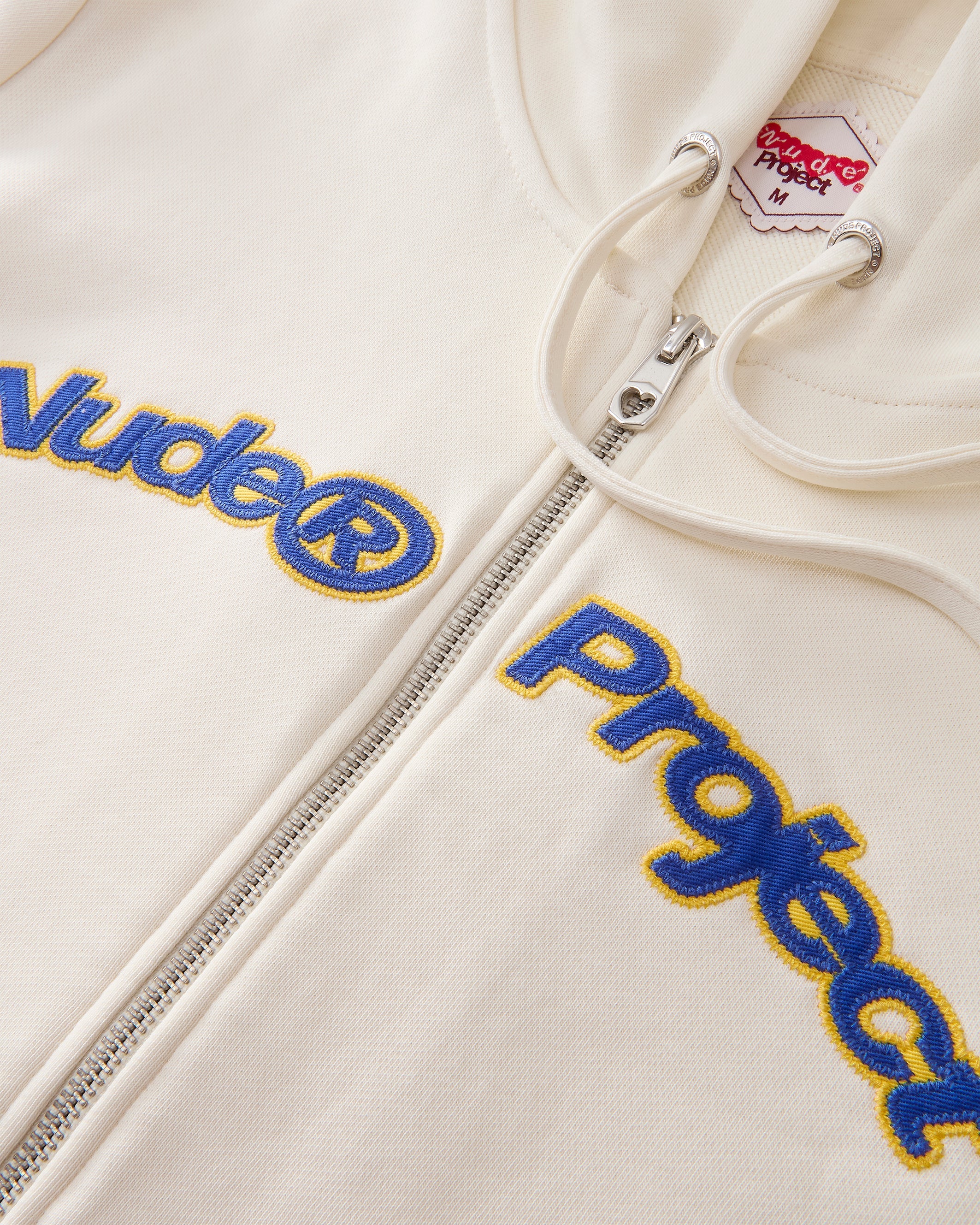 Sudadera Con Cremallera Margarita Marfil