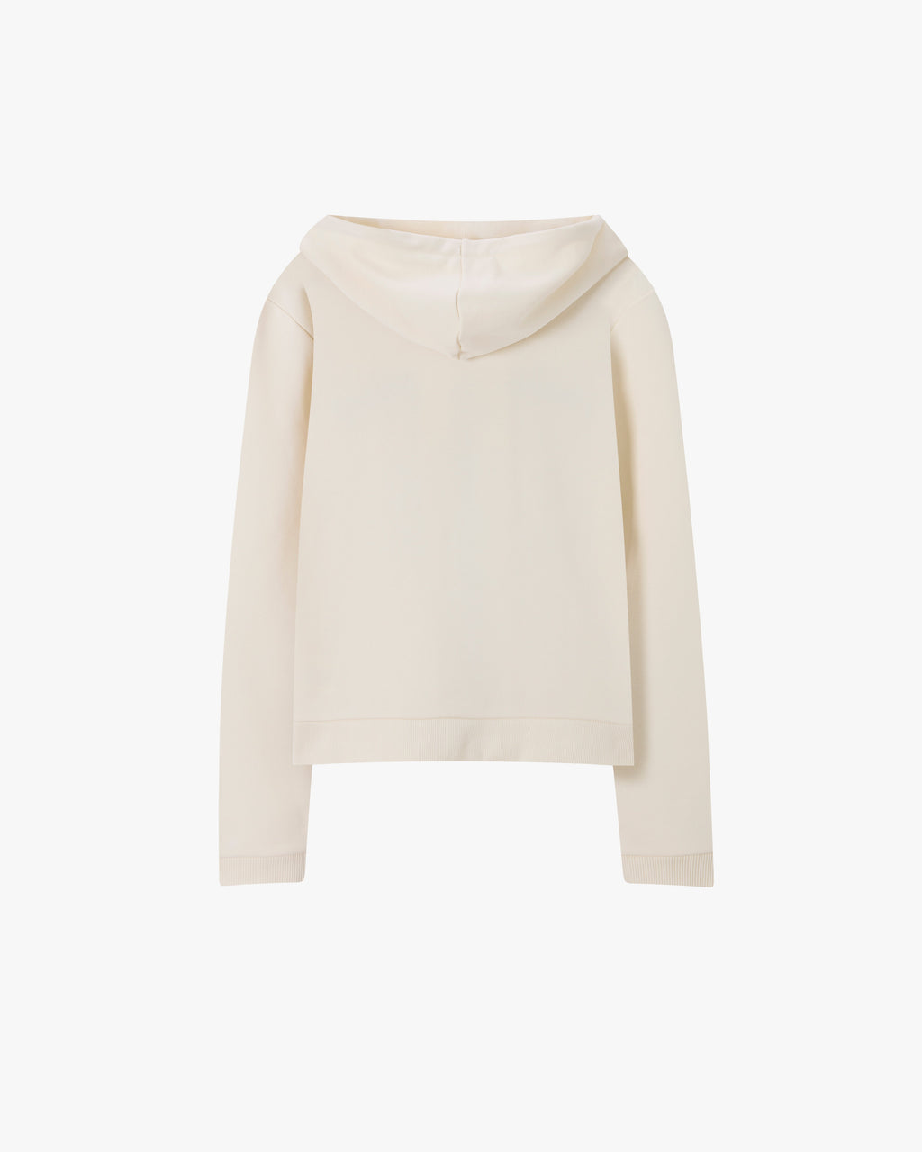 Sudadera Con Cremallera Margarita Marfil