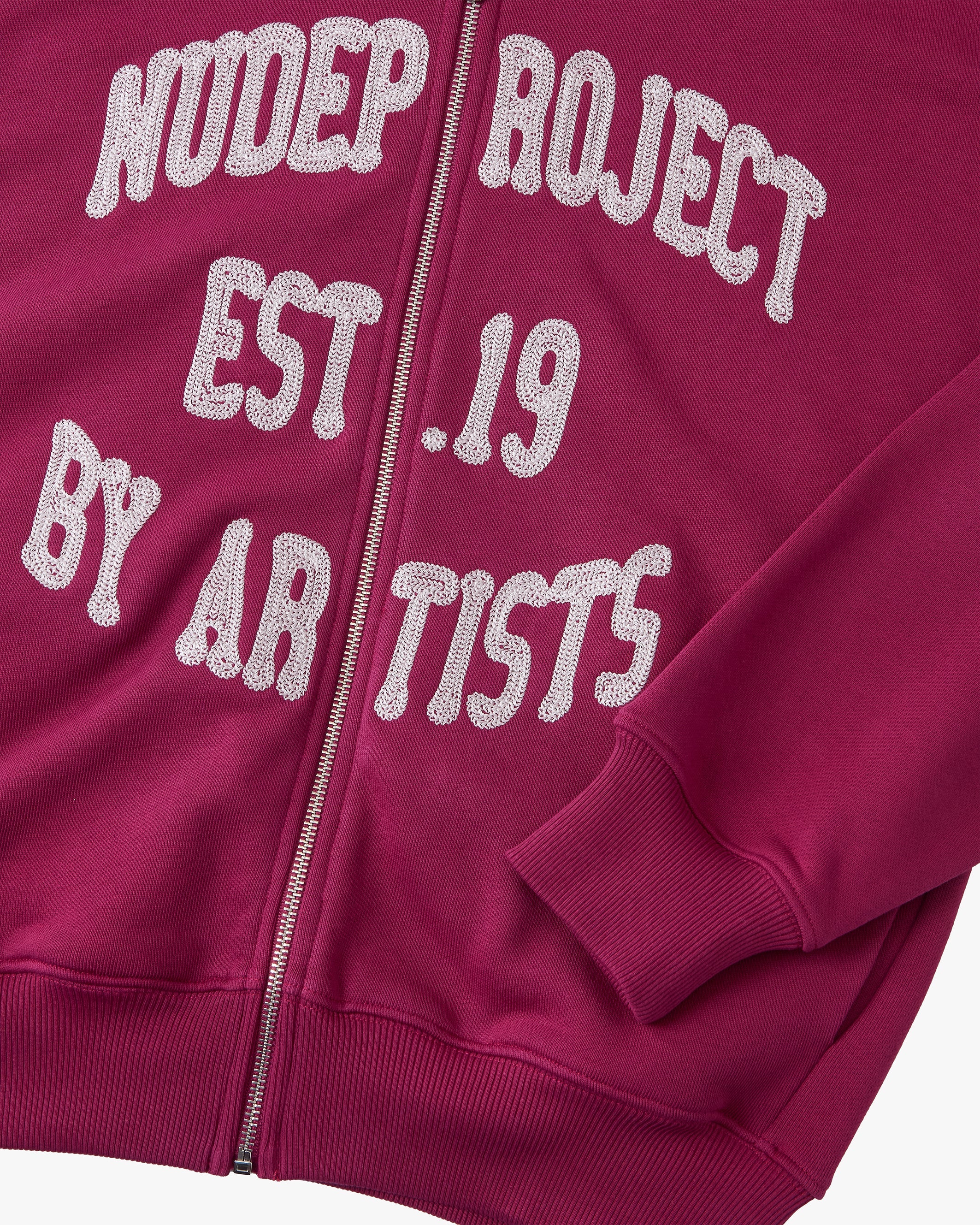 Gravity Zip-Up Hoodie Burgundy