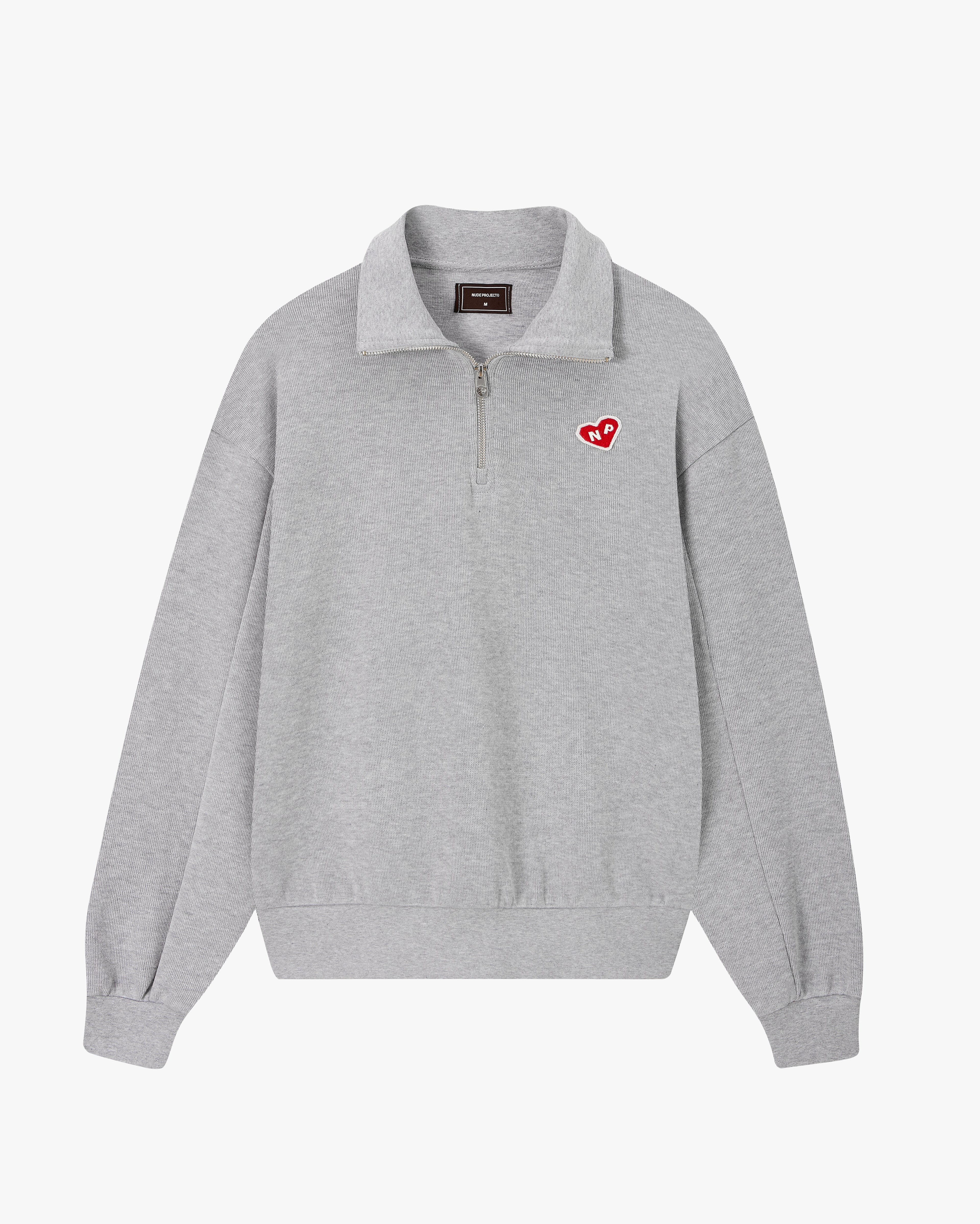 Cutie Heart Half-Zip