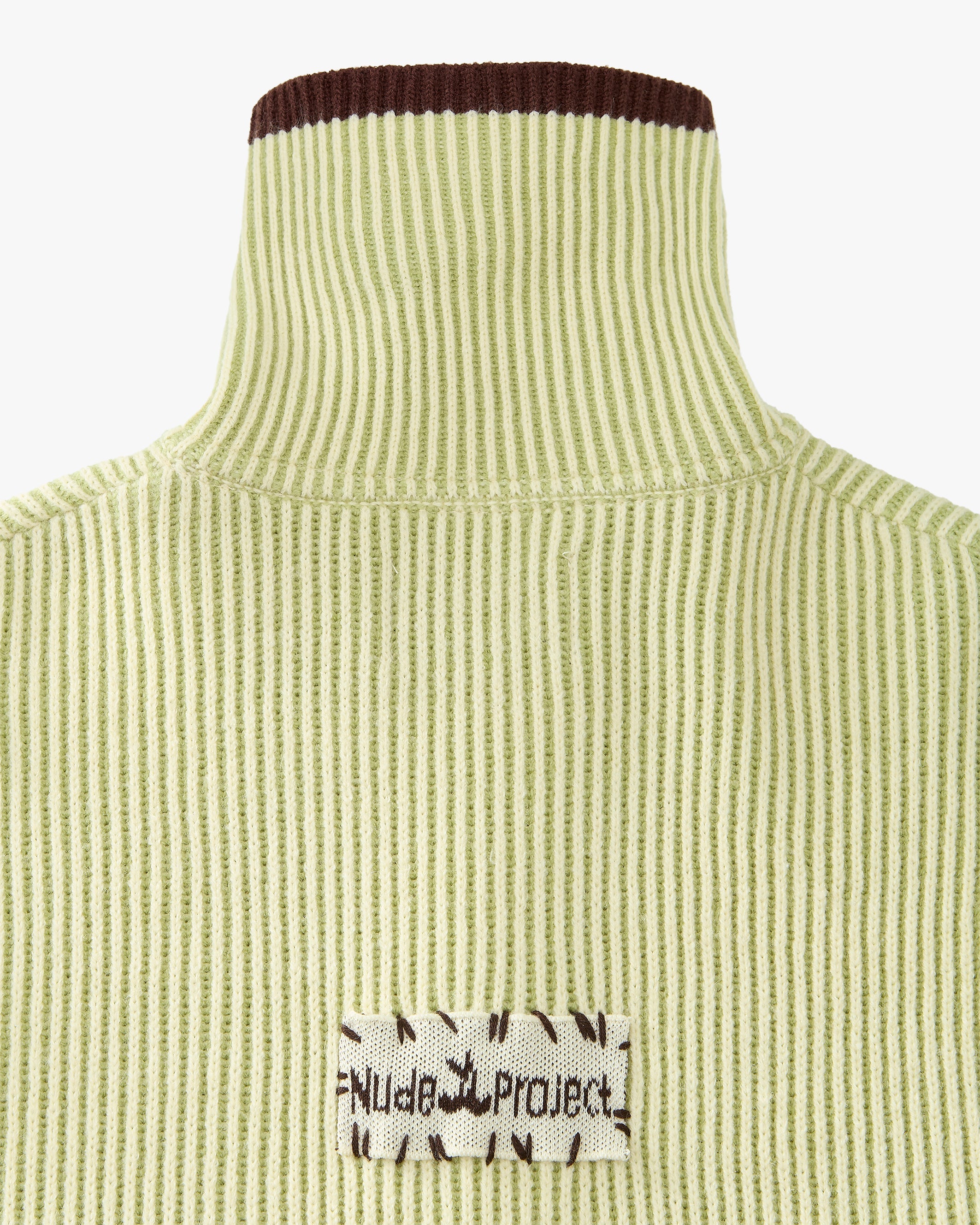 Cárdigan Con Cremallera Classy Verde