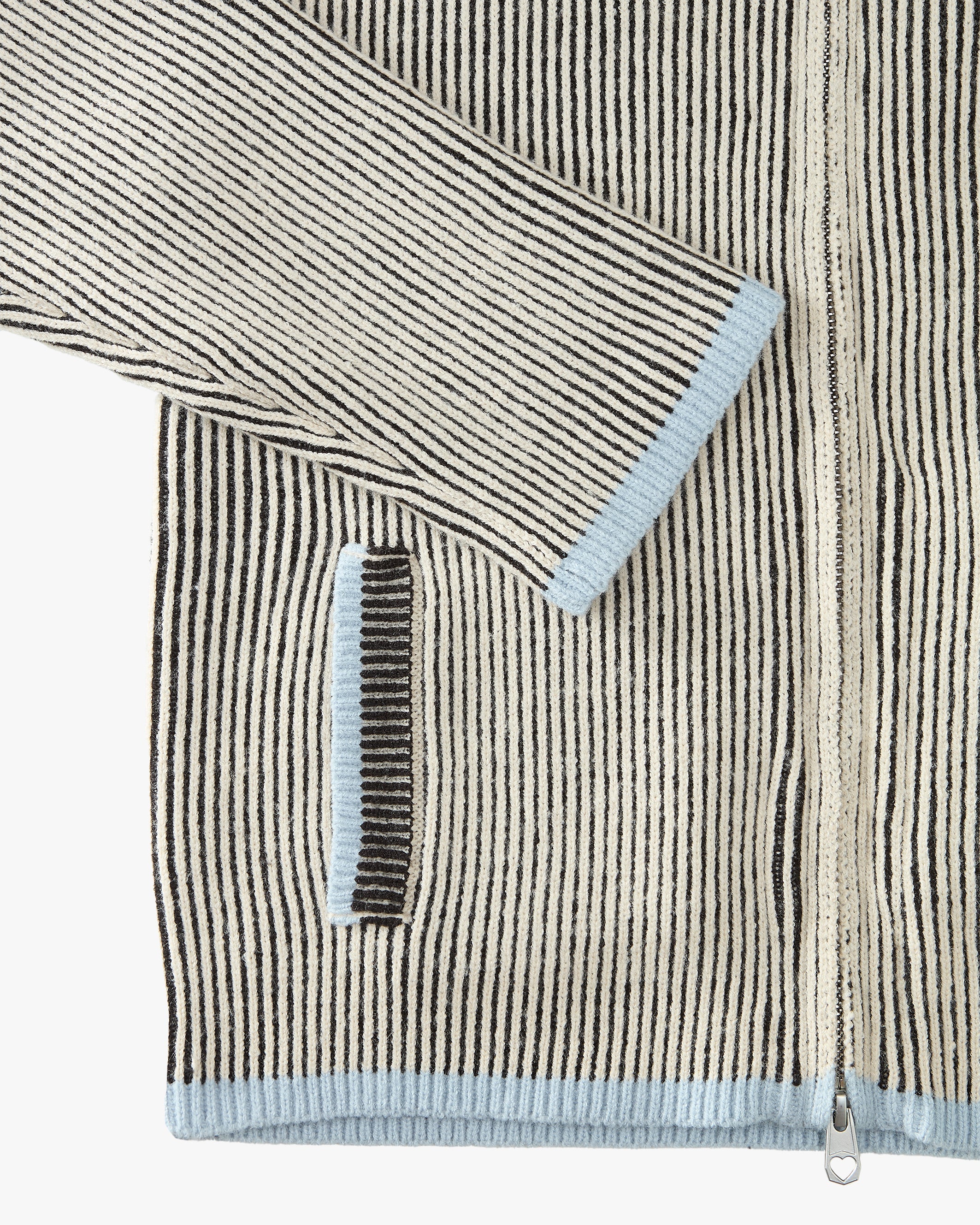 Cárdigan Con Cremallera Classy Azul