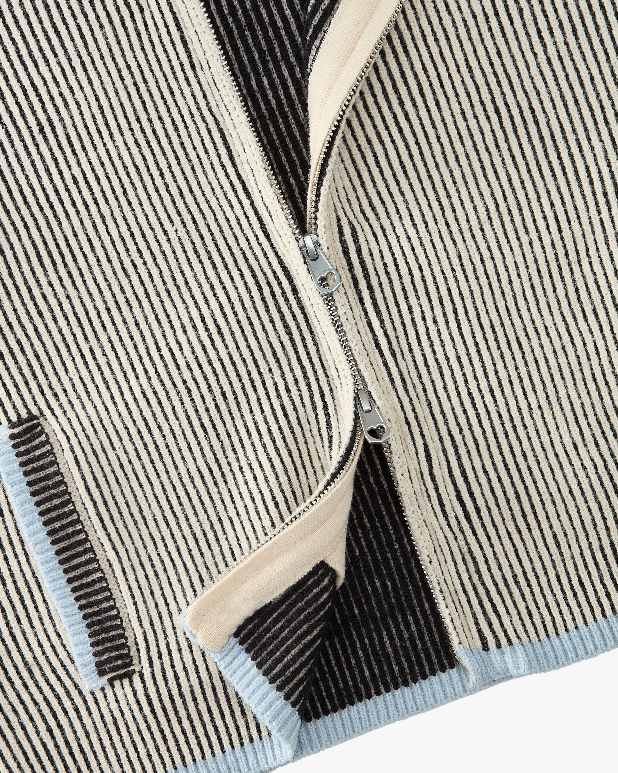 Cárdigan Con Cremallera Classy Azul