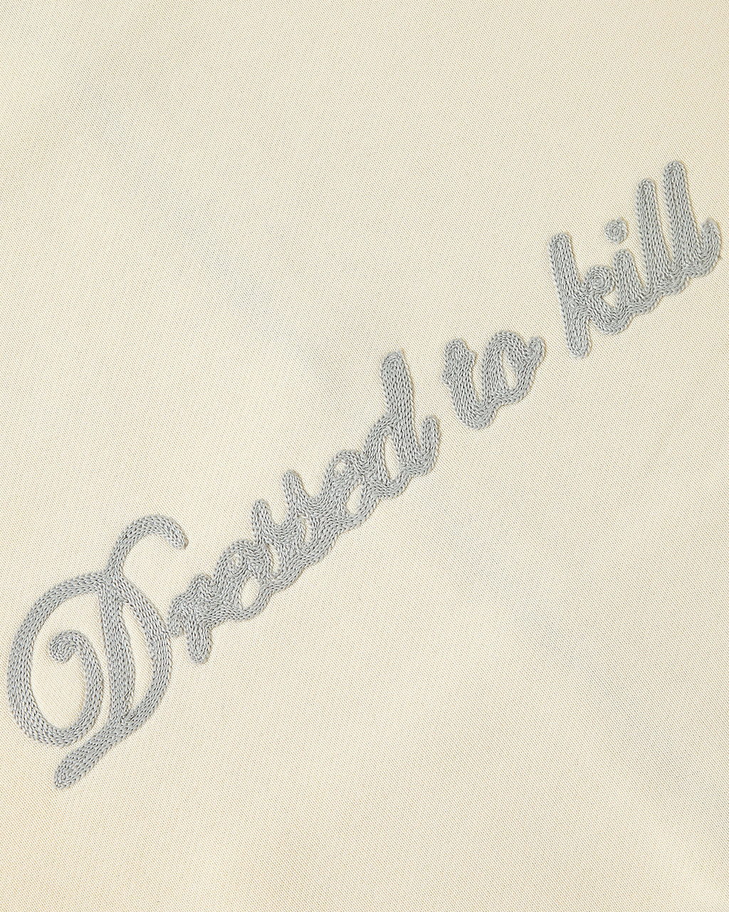 Sudadera Con Cremallera Kill Bill Blanco Crema