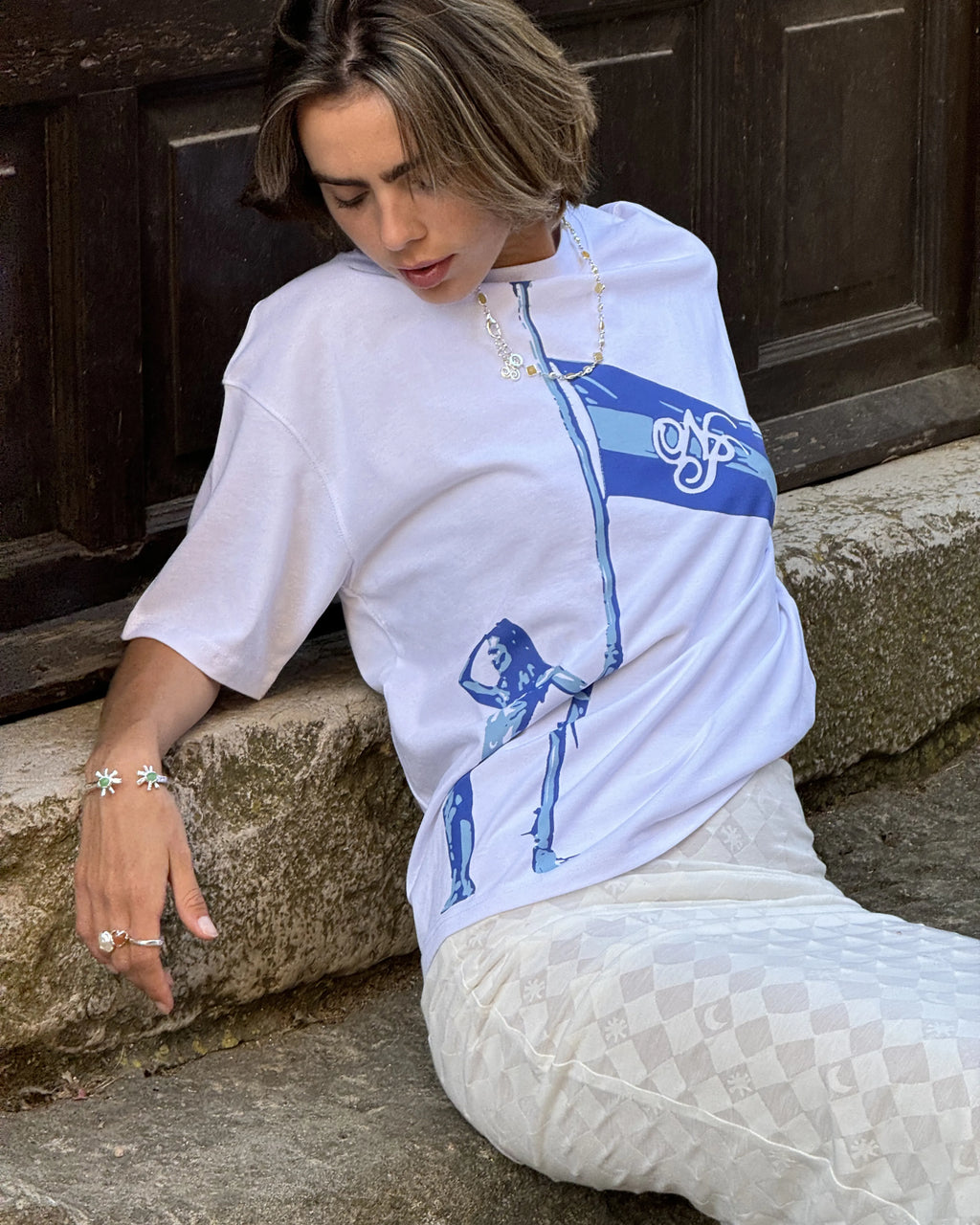 Camiseta Flag Blanca