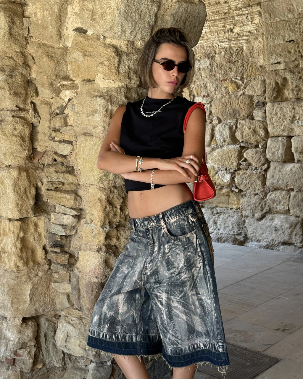 Camiseta Cherry Logo Negra