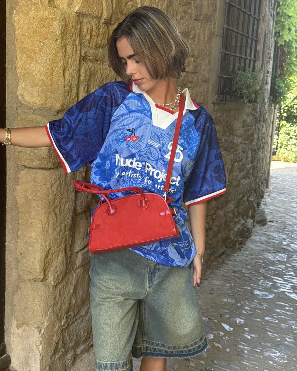 Pantalón Corto Baggy Indigo Old Denim