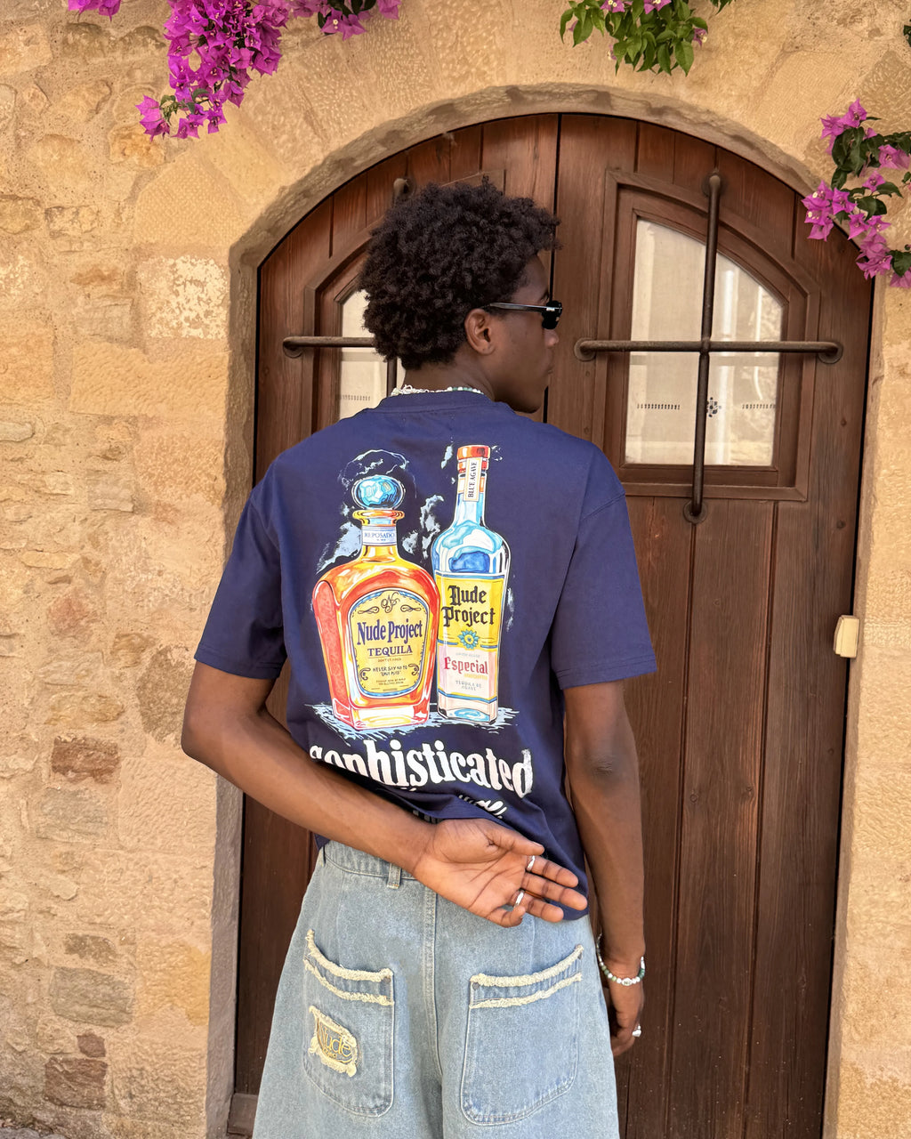 Camiseta Pleasures Azul Marino