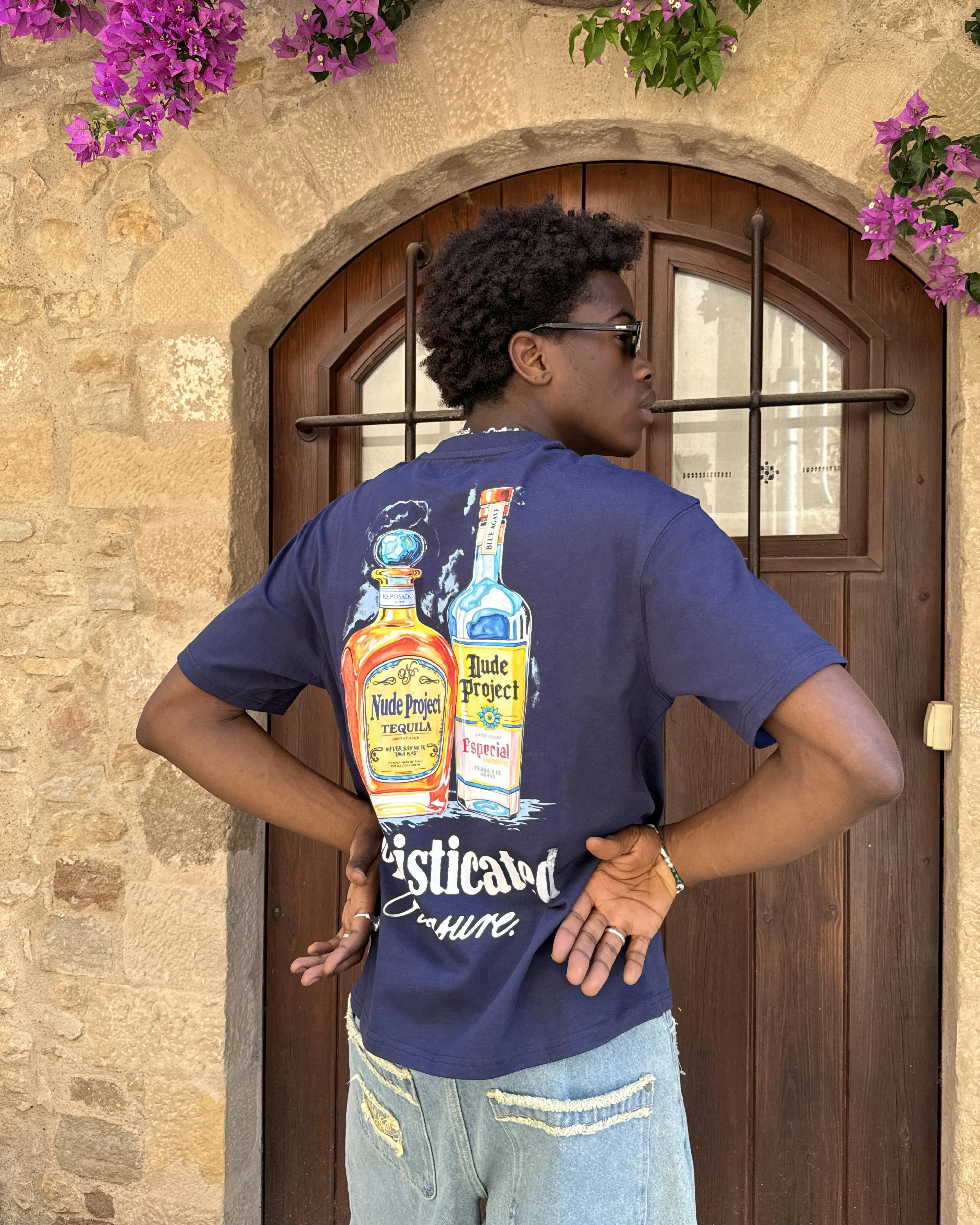 Camiseta Pleasures Azul Marino