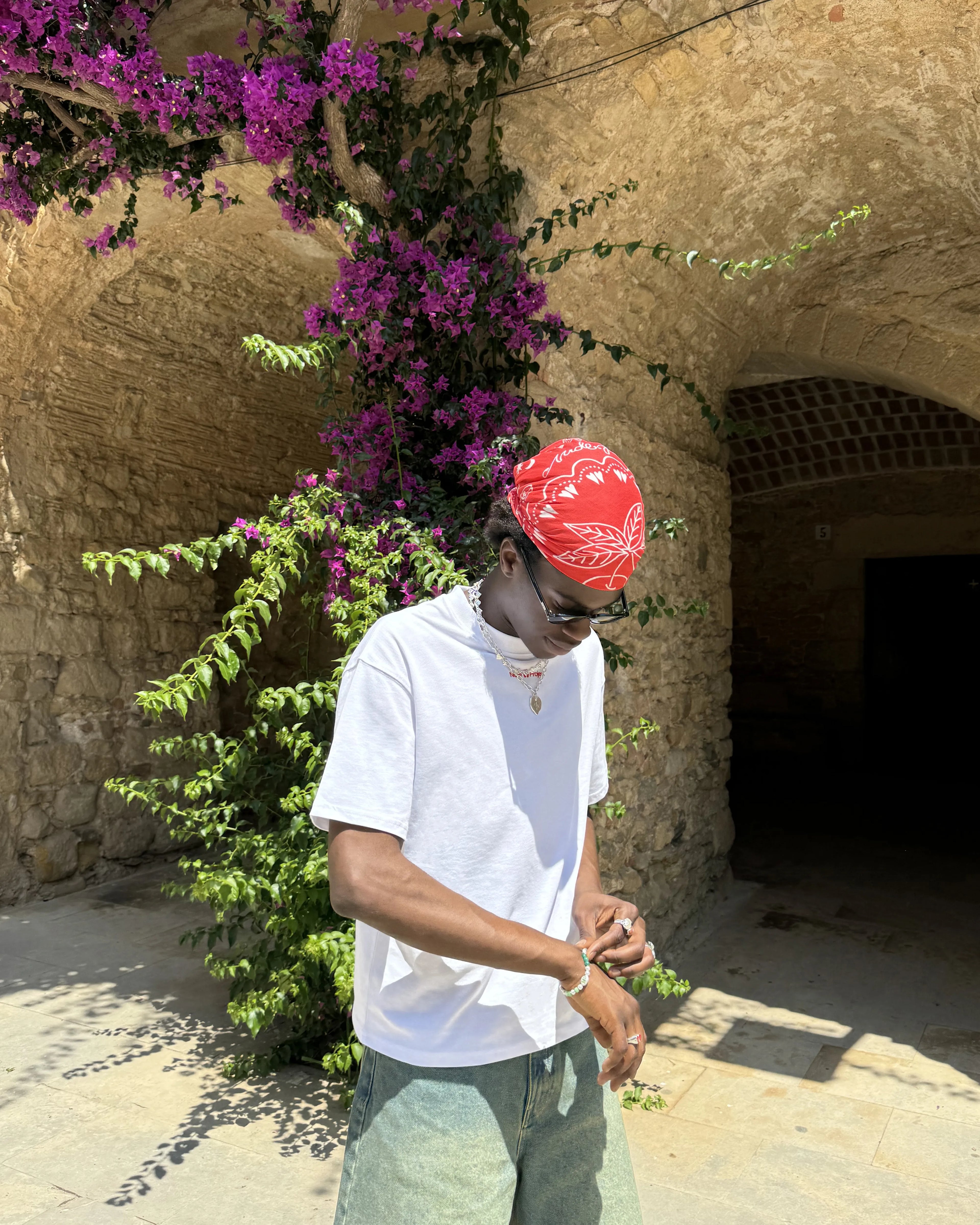 Camiseta Cherry Logo Blanca