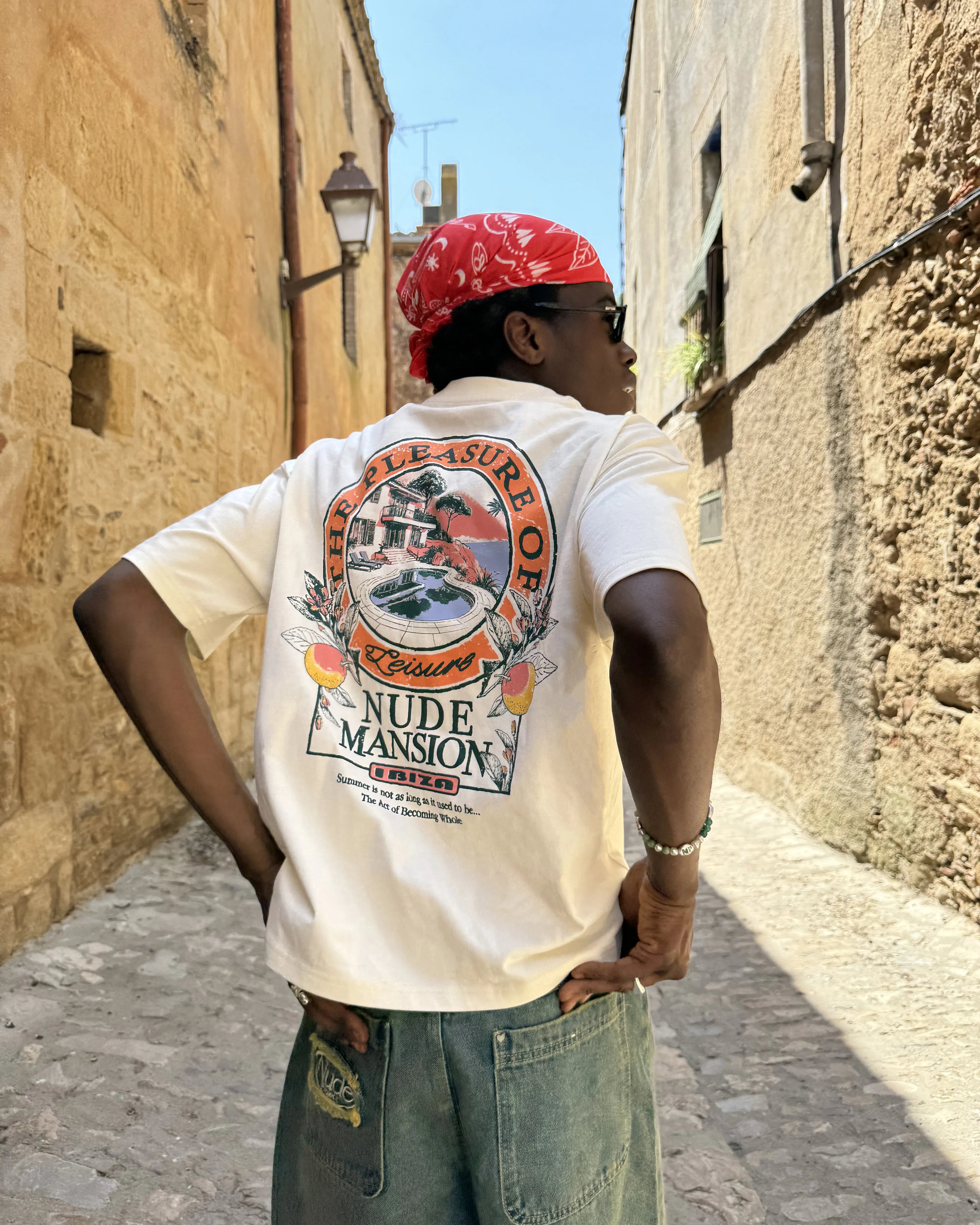 Camiseta Mansion Blanco Crema