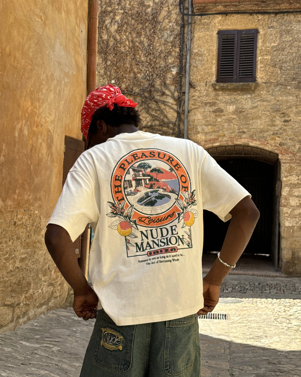 Camiseta Mansion Blanco Crema