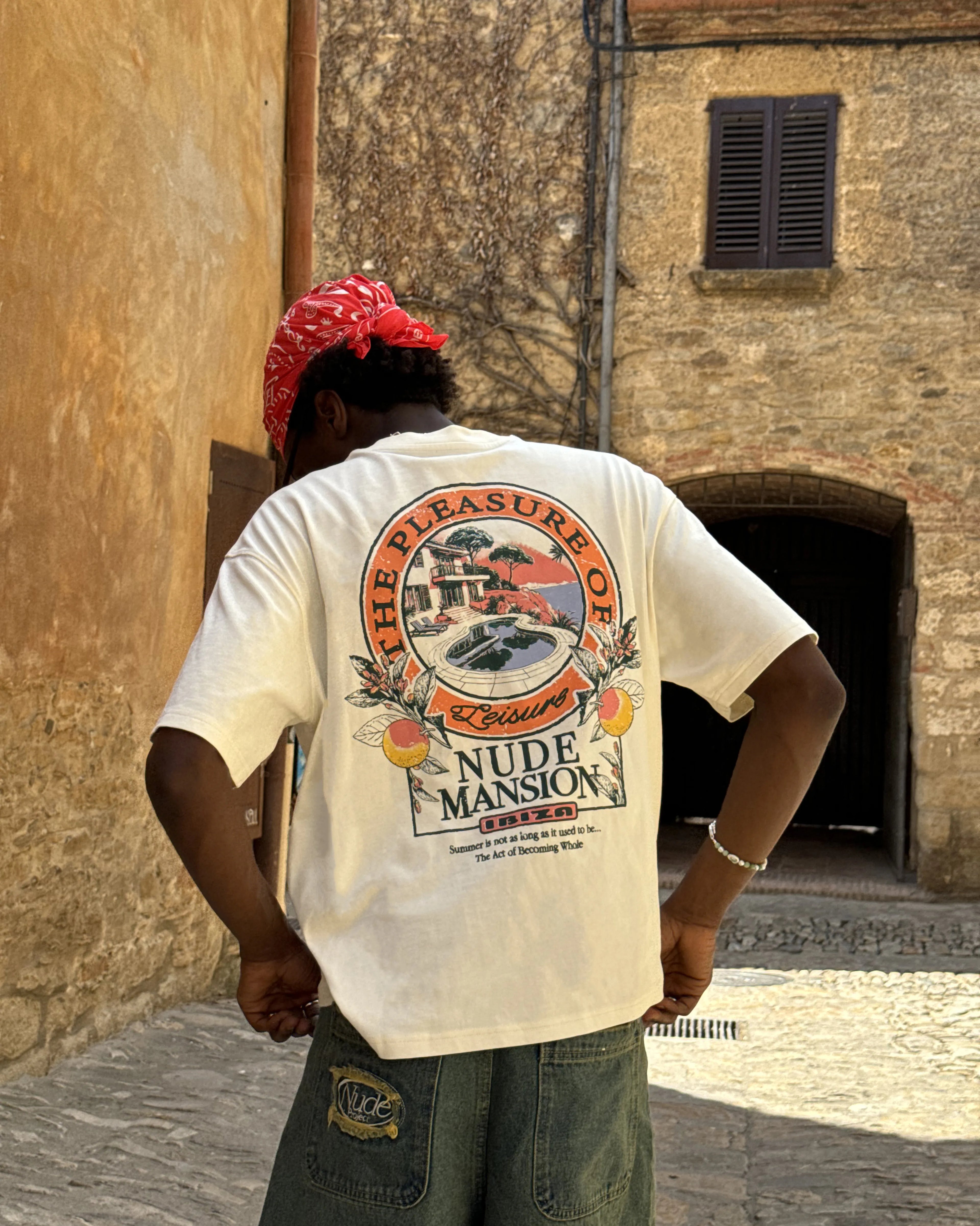 Camiseta Mansion Blanco Crema