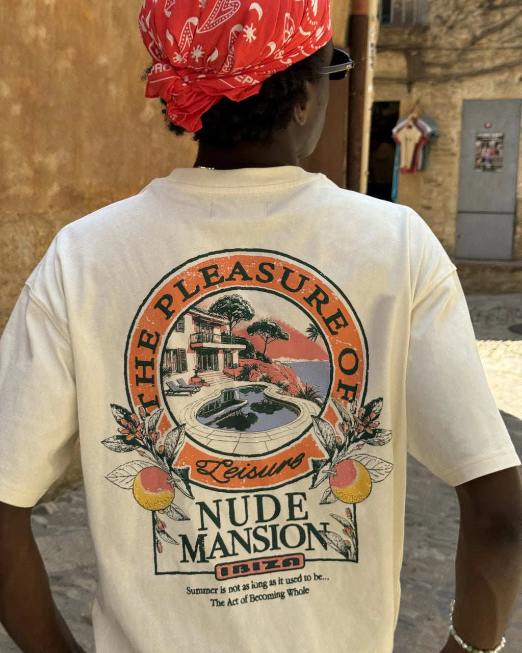 Camiseta Mansion Blanco Crema