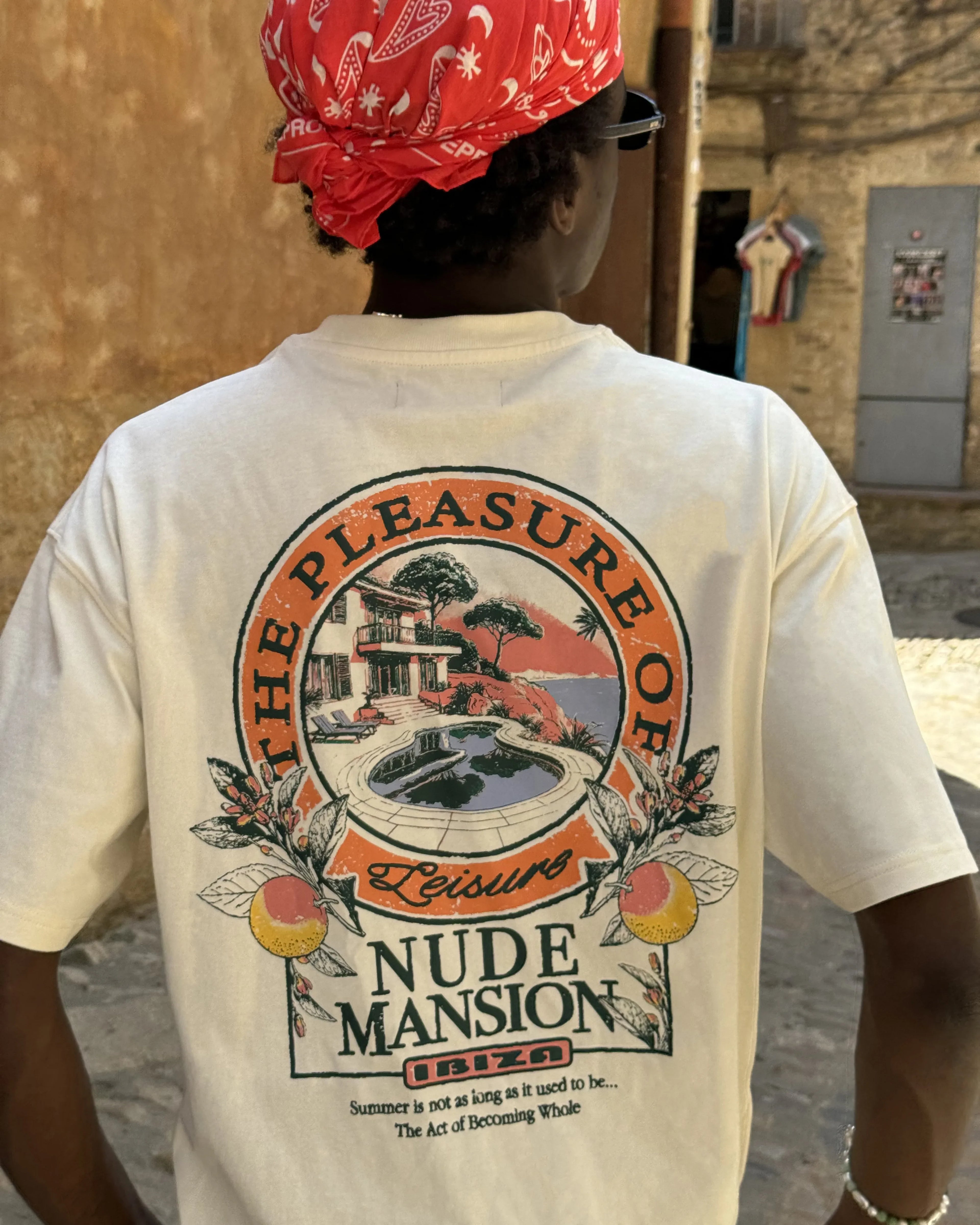 Camiseta Mansion Blanco Crema