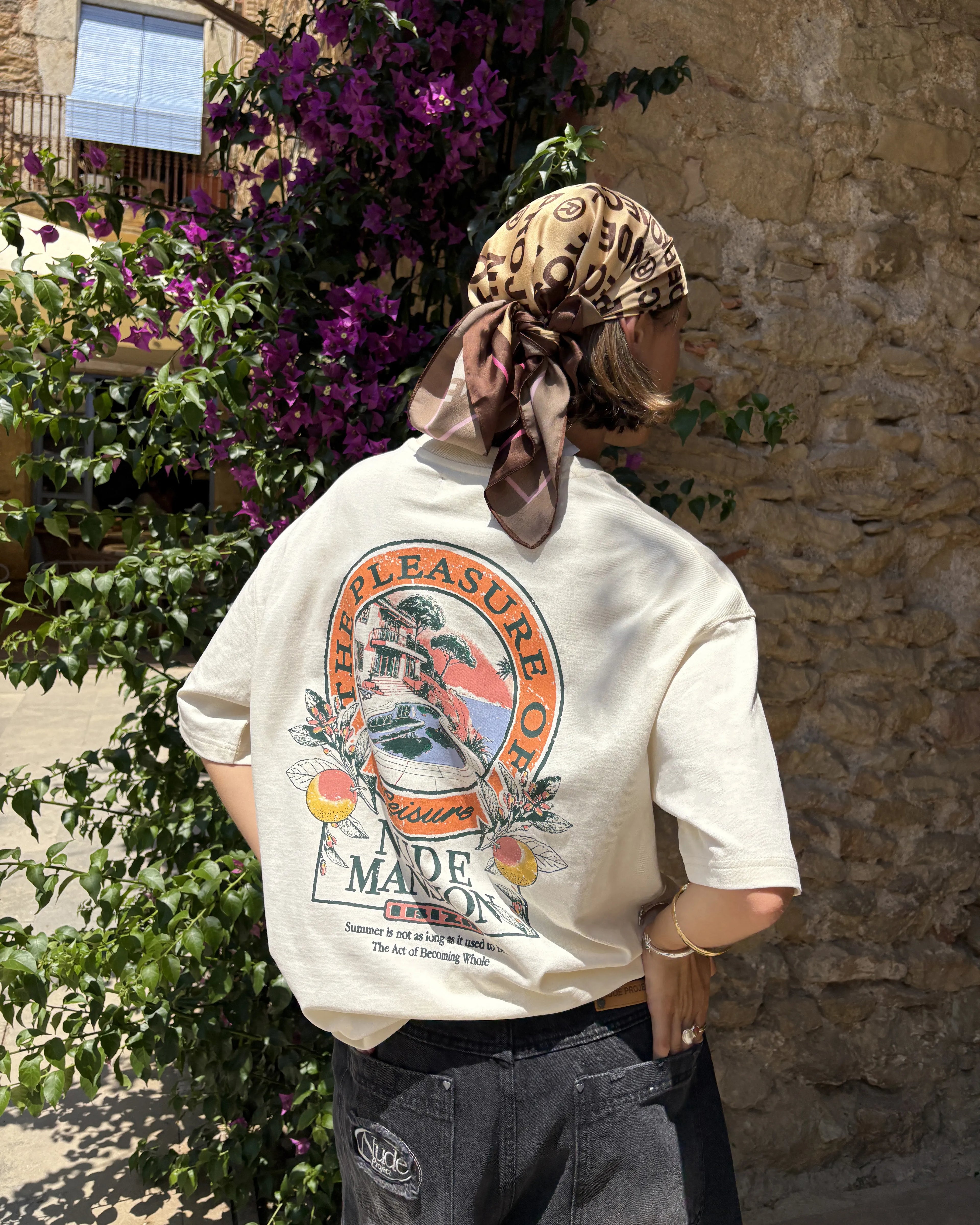 Camiseta Mansion Blanco Crema