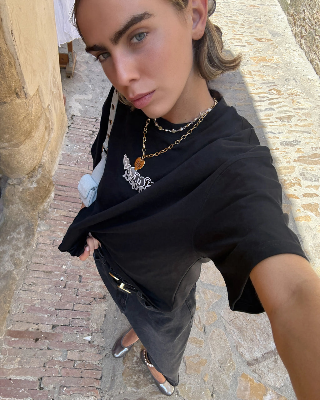 Camiseta Homies <3 Negra