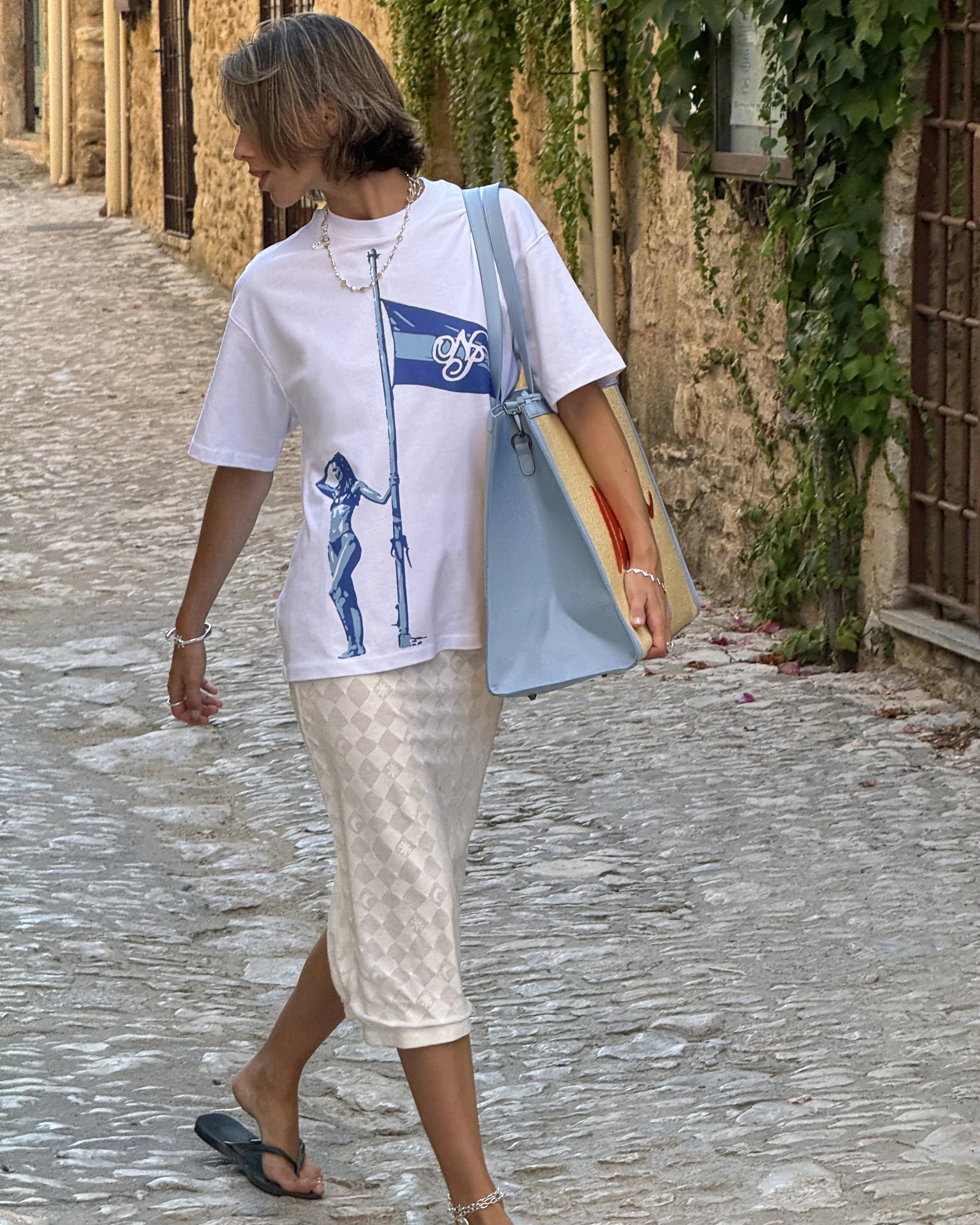 Camiseta Flag Blanca