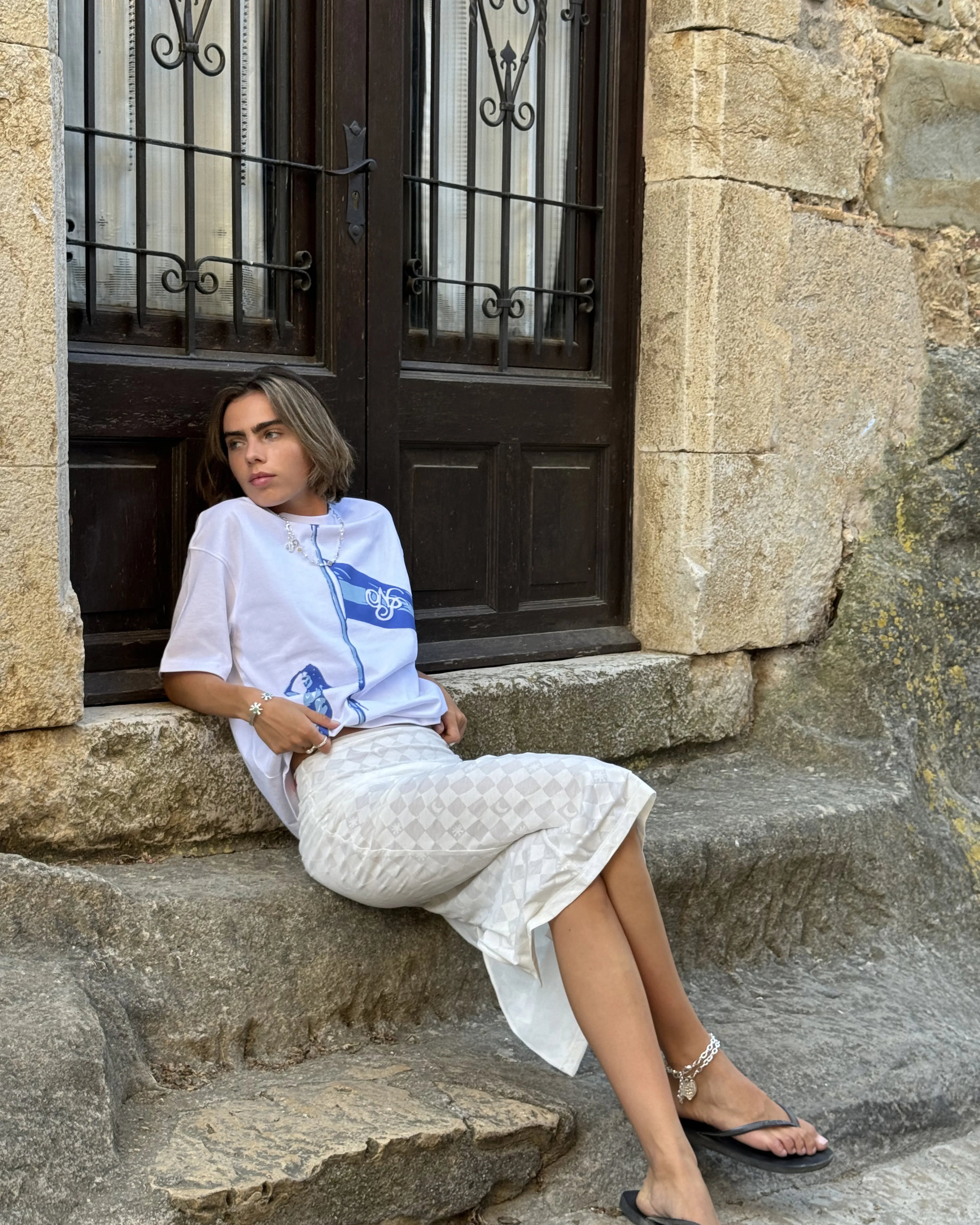 Camiseta Flag Blanca