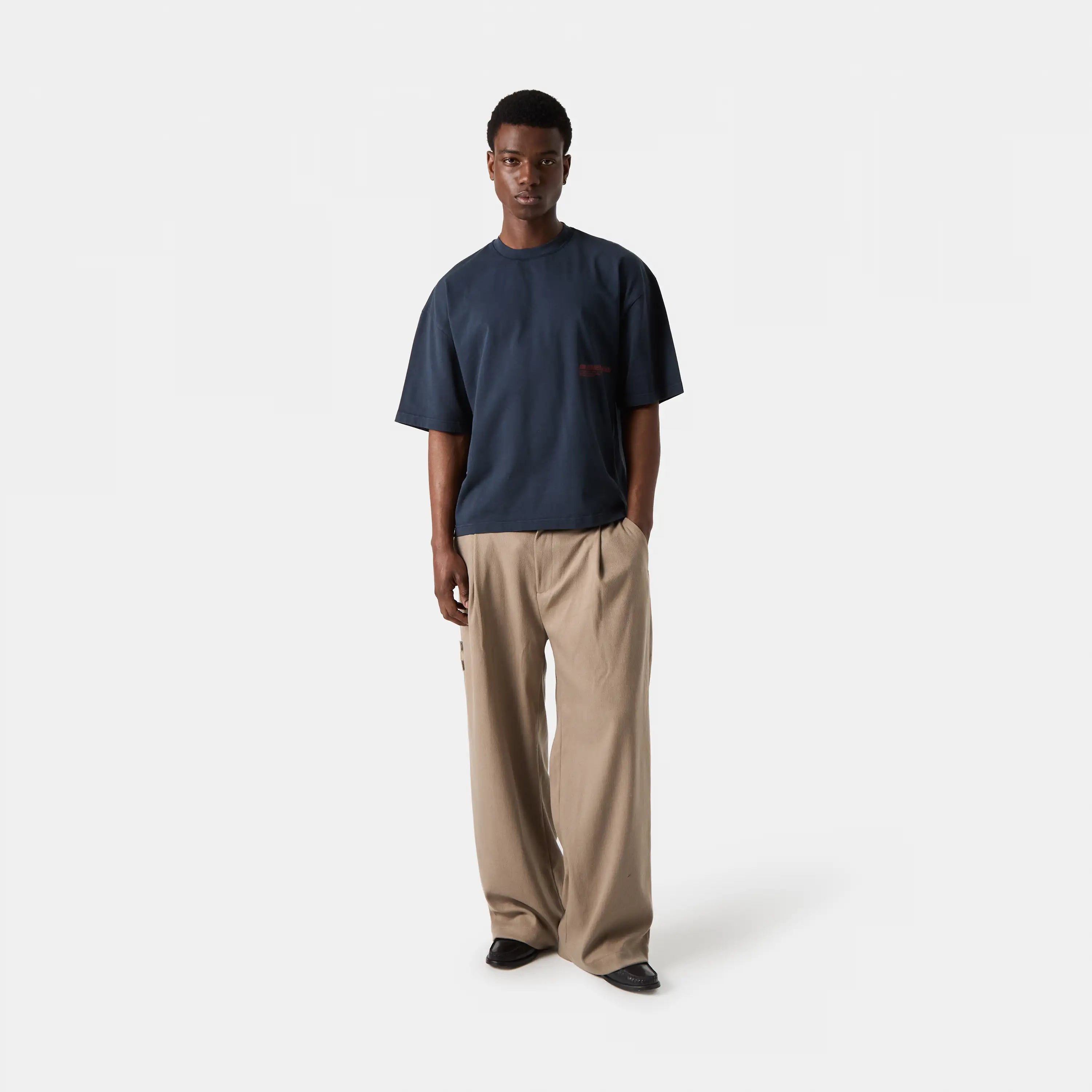 Roots Navy Oversized Tee