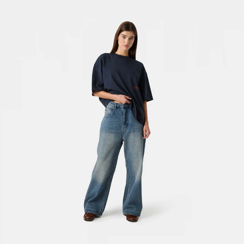 Roots Navy Oversized Tee