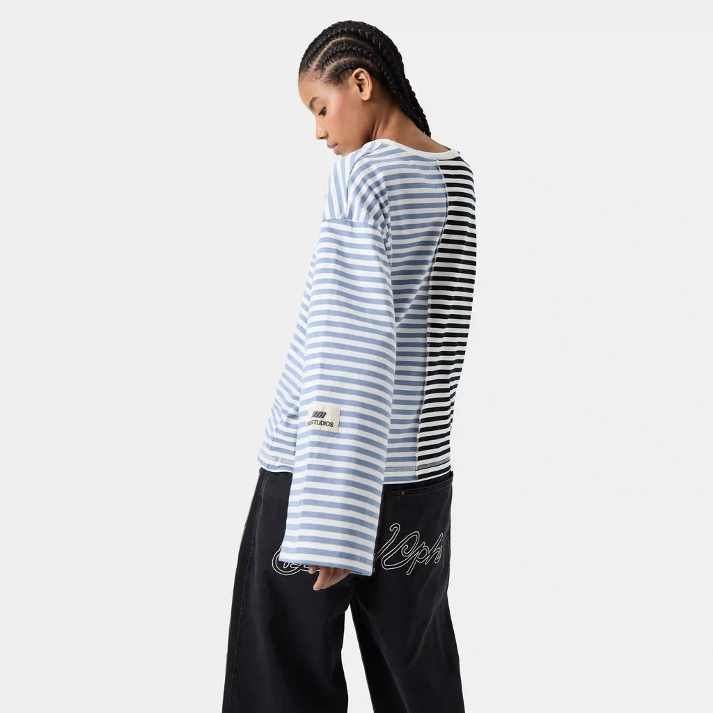 Roguish Blue Striped Long Sleeve