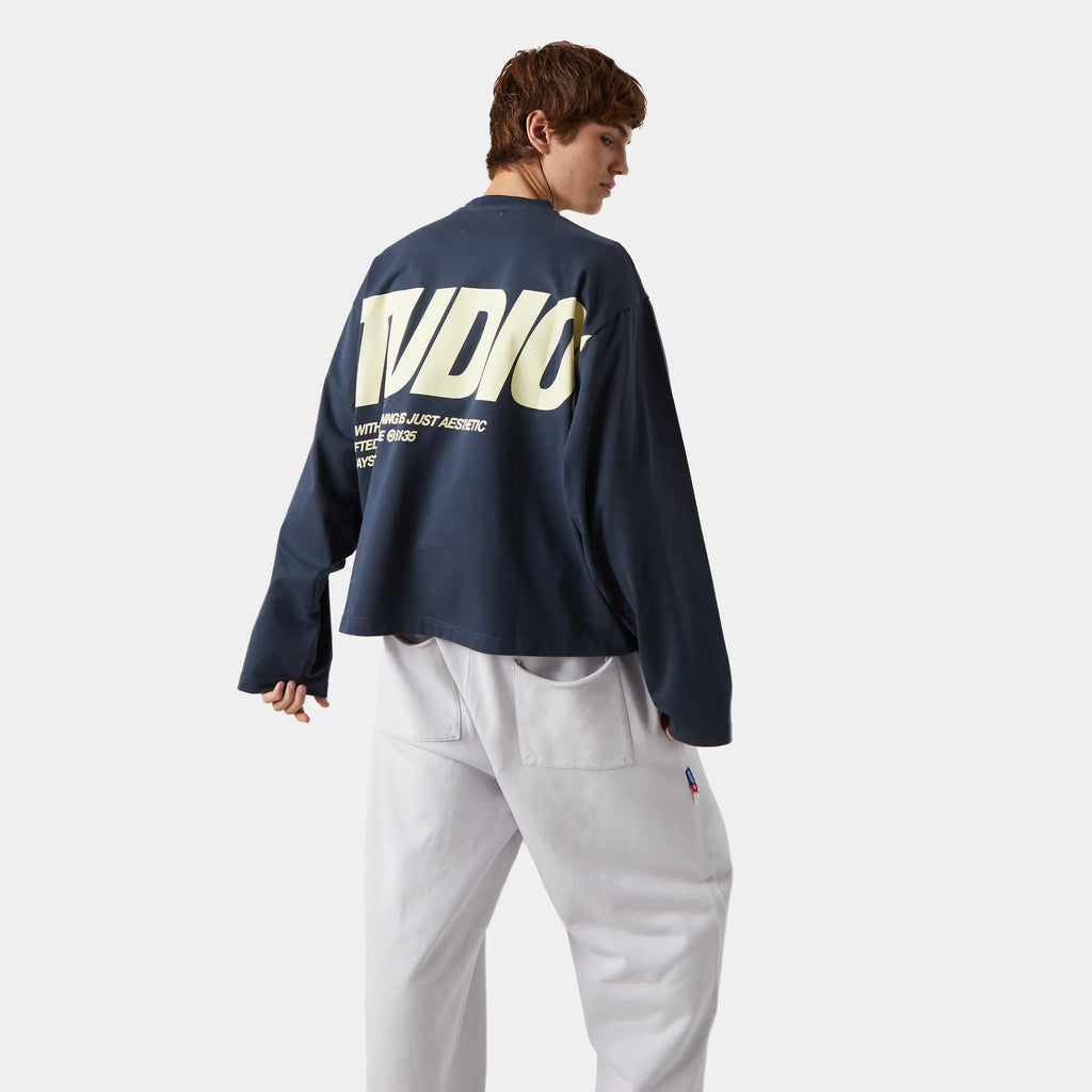 Thrill Navy Long Sleeve