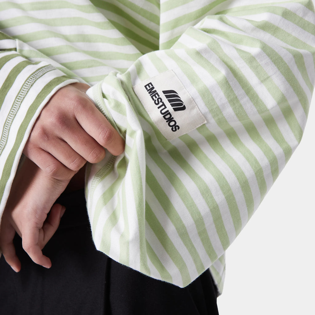 Roguish Green Striped Long Sleeve