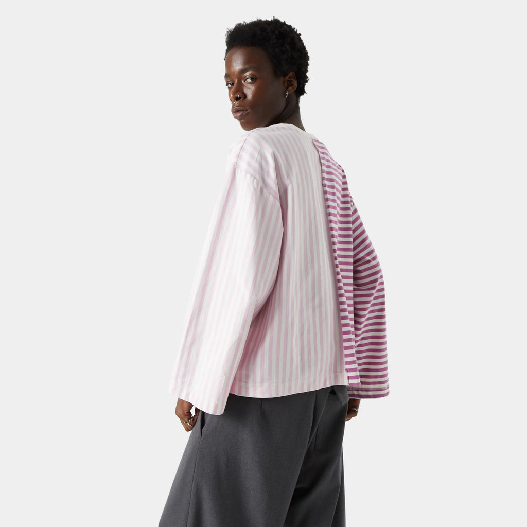 Roguish Fucsia Striped Long Sleeve