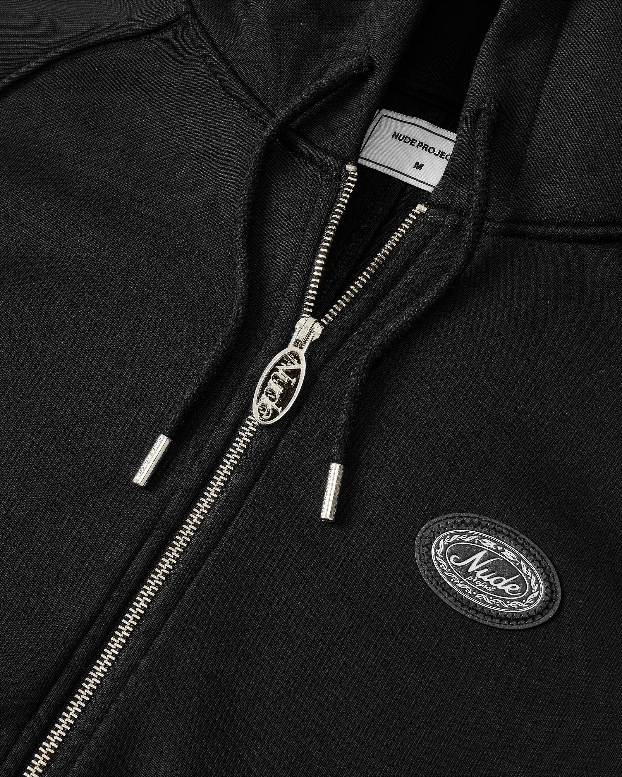 Sudadera Con Cremallera Essentials Negra